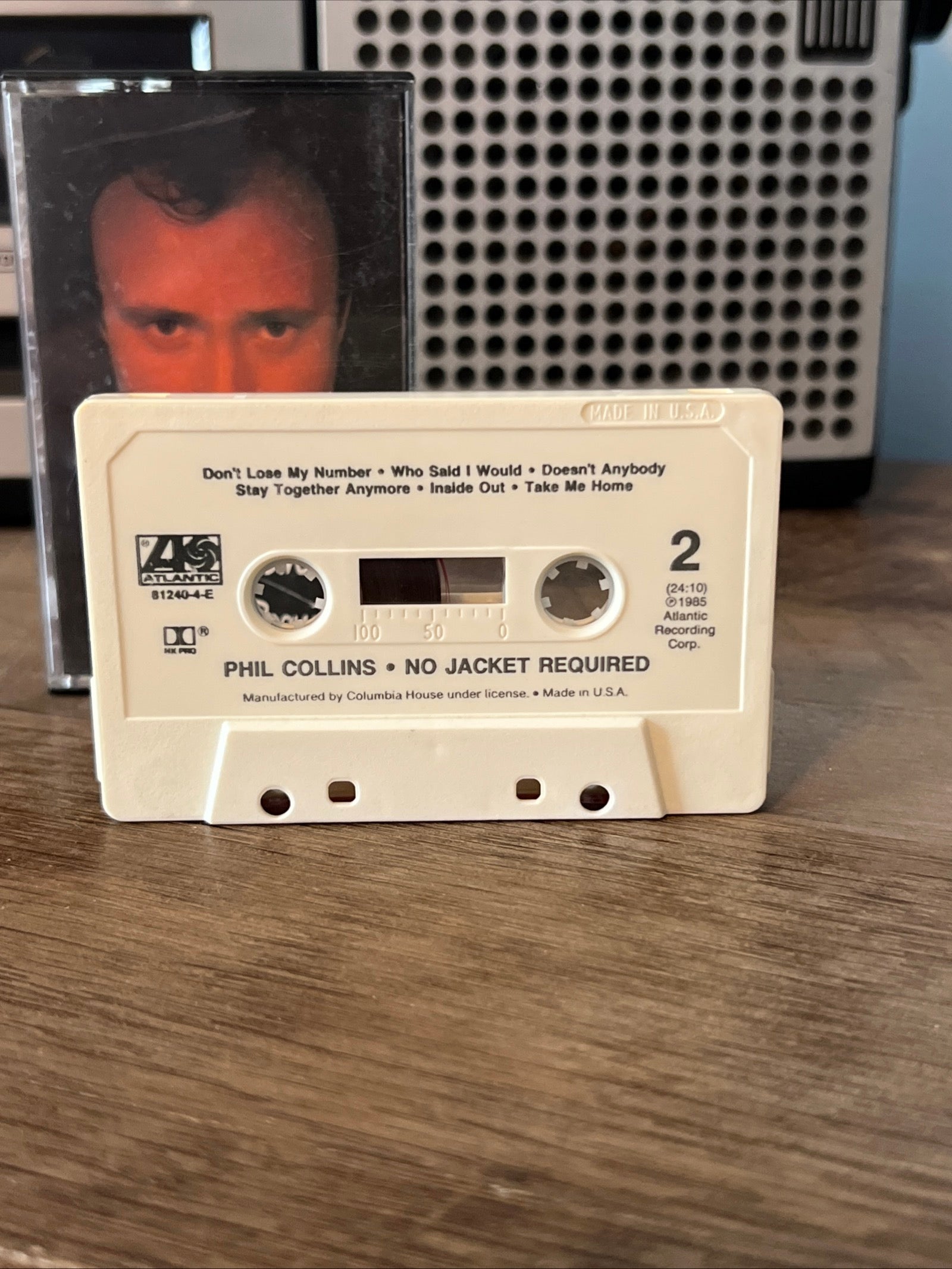 Phil Collins - No Jacket Required - 1985 Atlantic Records - Cassette Tape Album