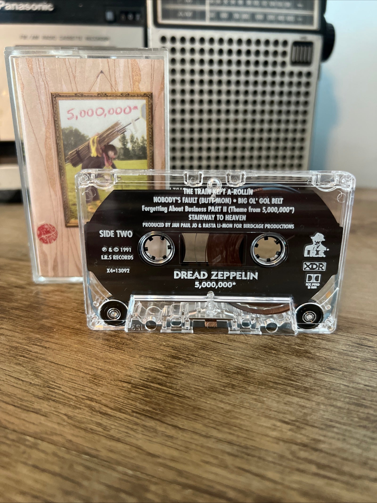Dread Zeppelin 5,000,000* - 1991 IRS Records - Cassette Tape Album
