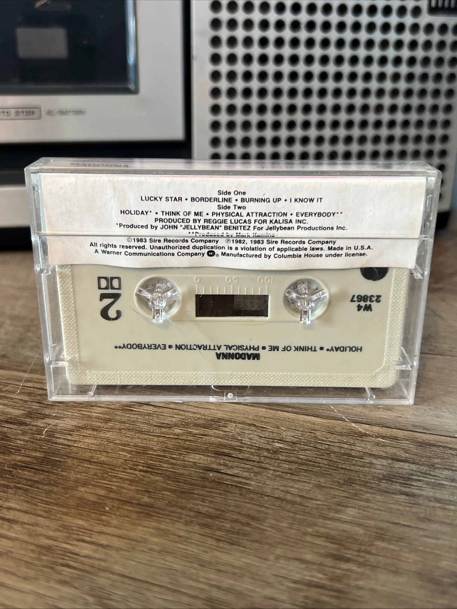 MADONNA - 1983 Sire Records - Cassette Tape Album - Club Edition