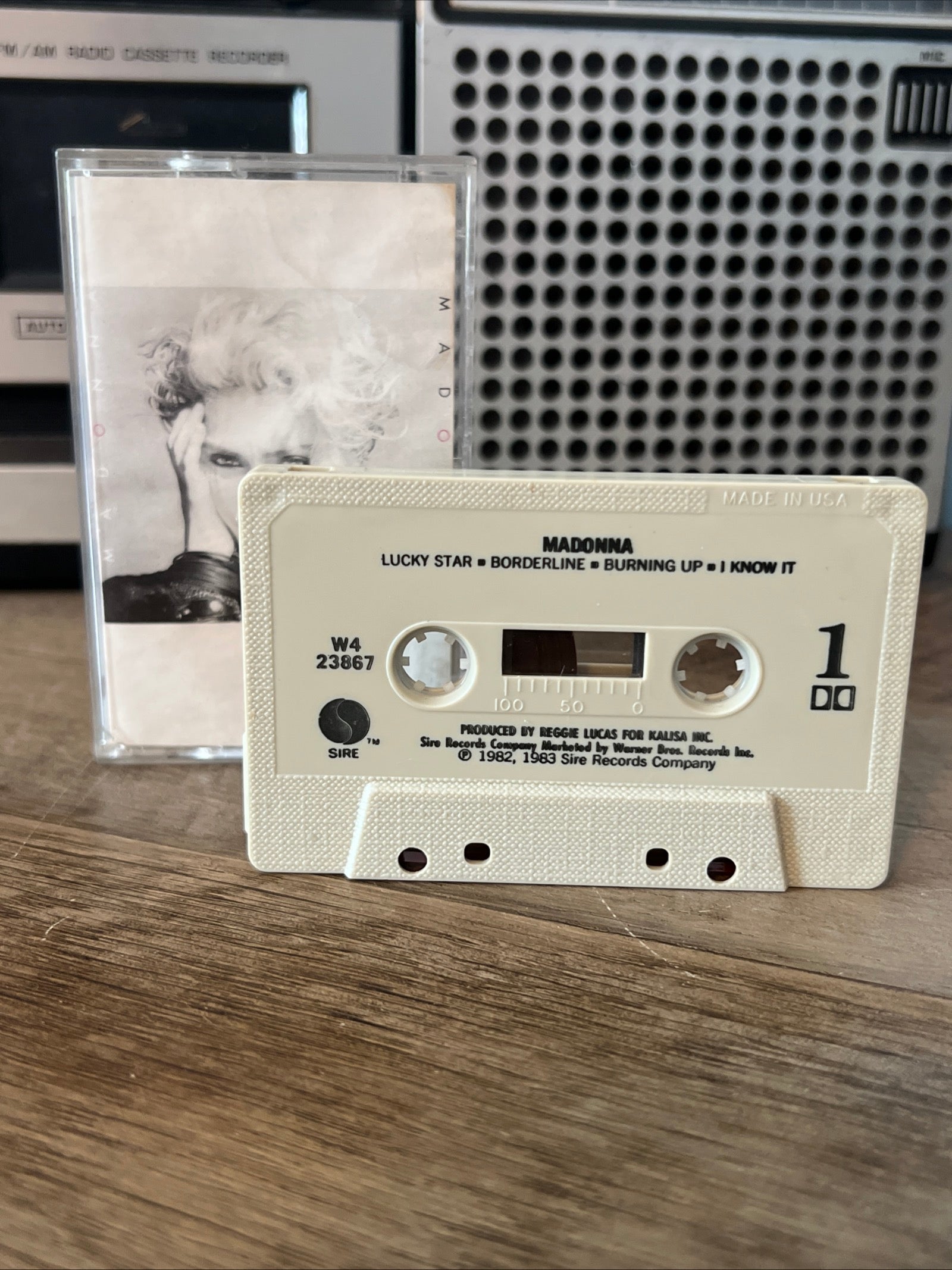 MADONNA - 1983 Sire Records - Cassette Tape Album - Club Edition