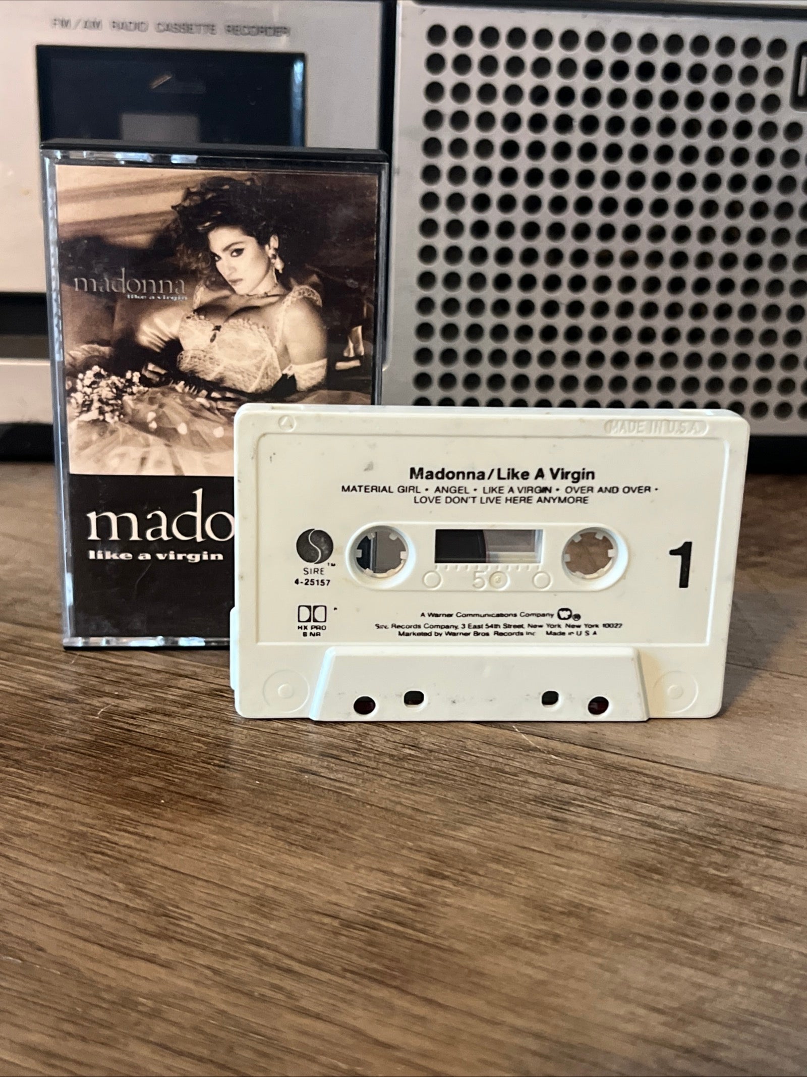 MADONNA - Like A Virgin - 1984 Sire Records - Cassette Tape Album