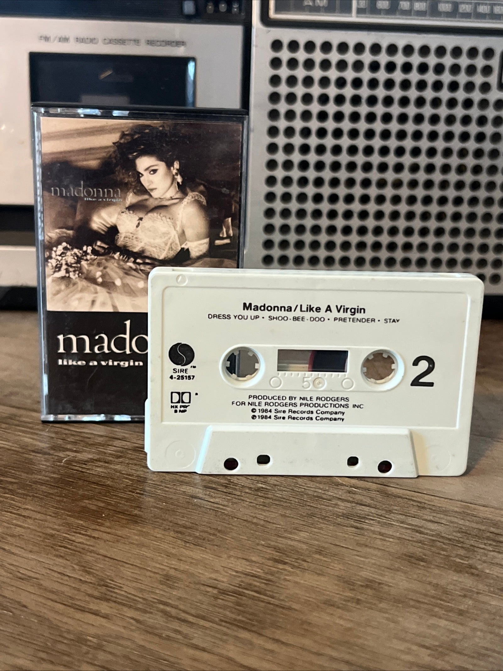 MADONNA - Like A Virgin - 1984 Sire Records - Cassette Tape Album