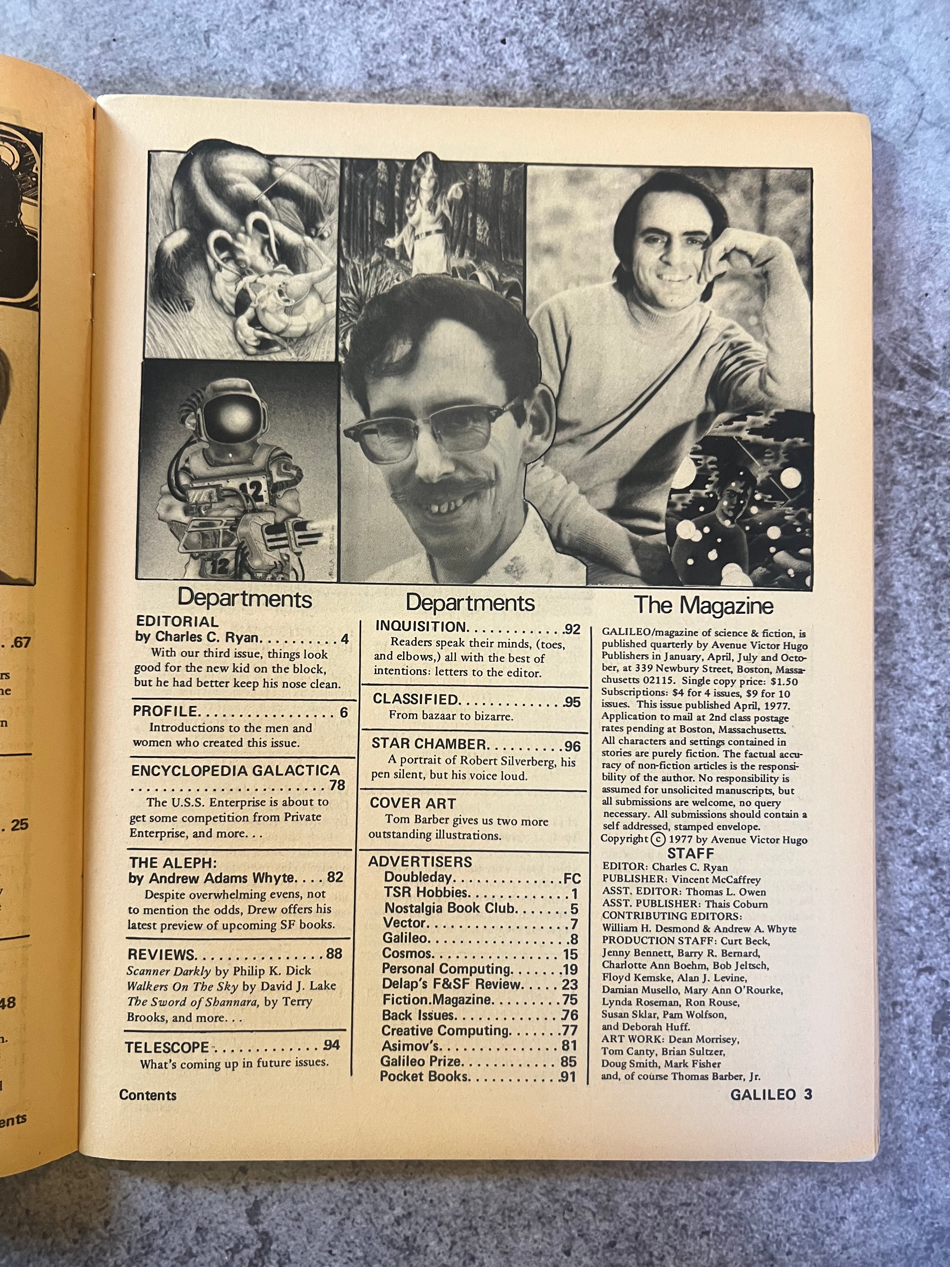 Galileo Magazine Of Science & Fiction - 1977 April Issue #3