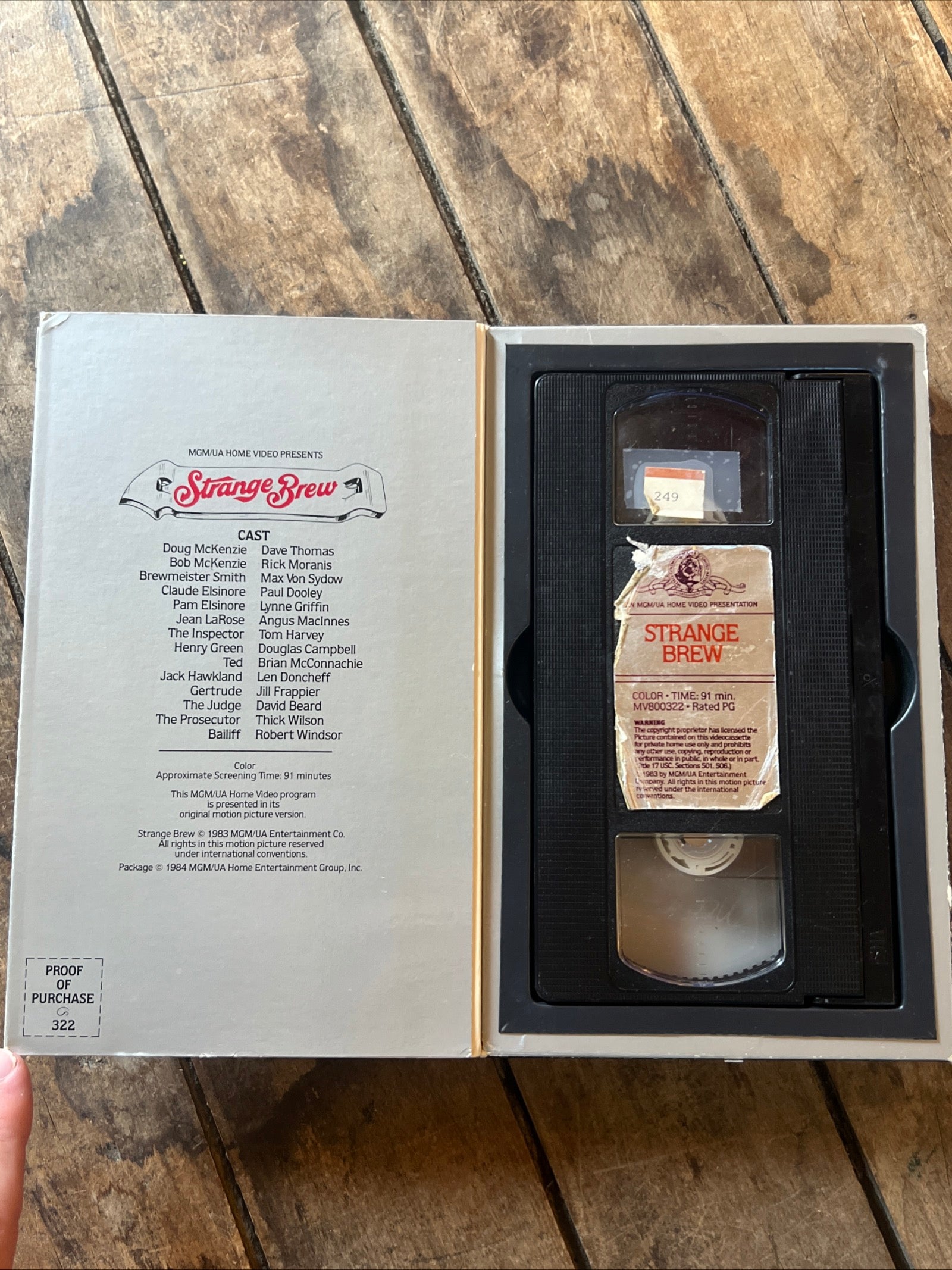 Strange Brew ( BIG BOX VHS 1983 ) Comedy/ Crime [PG]