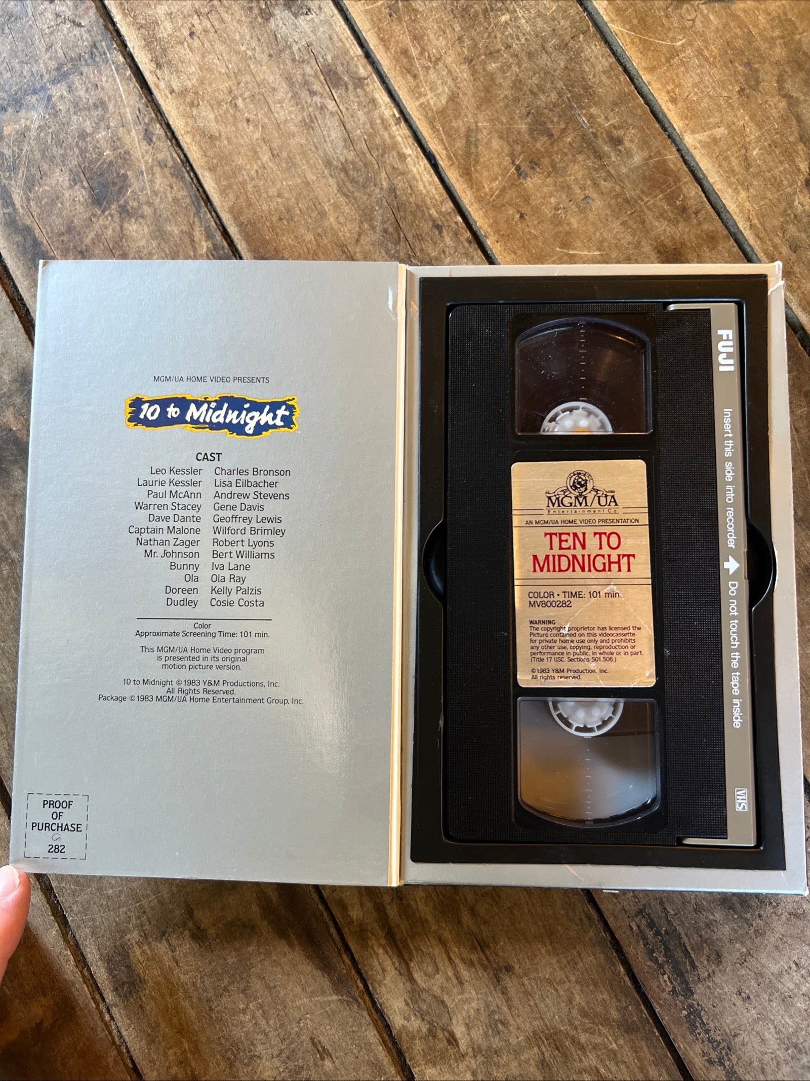 10 to Midnight ( BIG BOX VHS 1983 ) Thriller / Crime [R] Charles Bronson