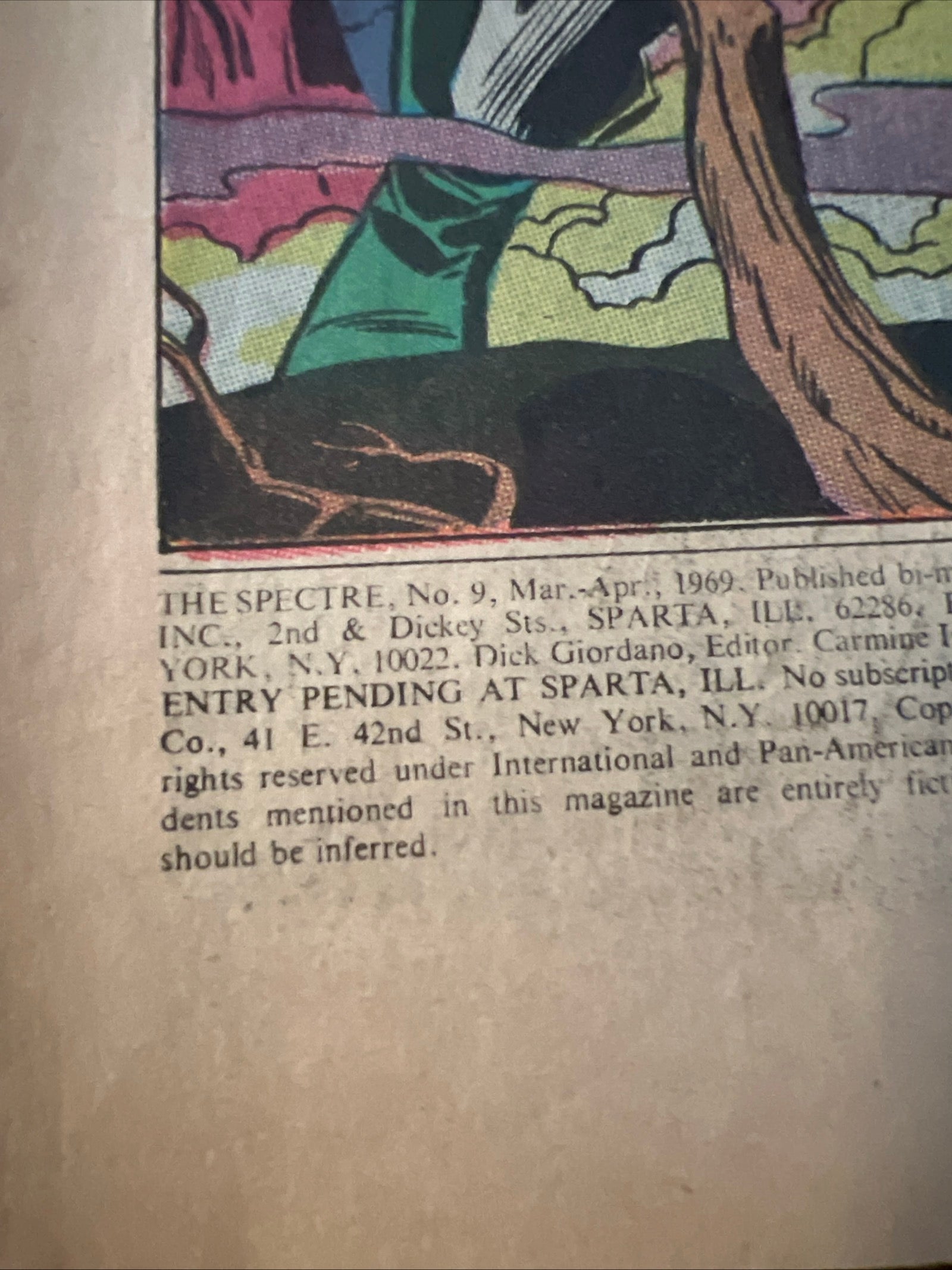 The Spectre #9 (1969) DC Comics - National Comics - 12 Cent Comic