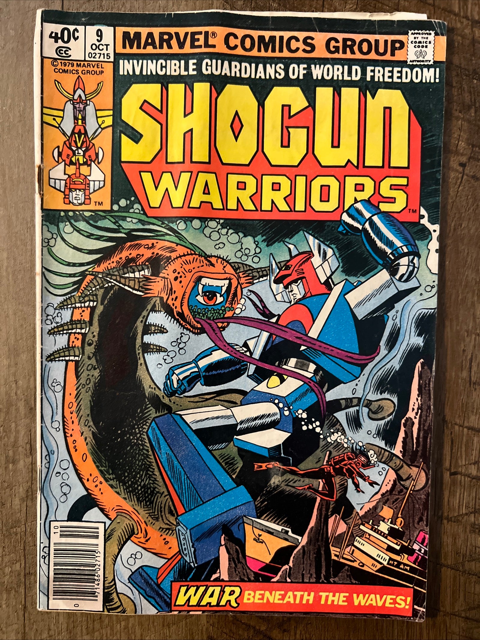 Shogun Warriors #9 (1979) Marvel Comics Group - Invincible Guardians of World Freedom