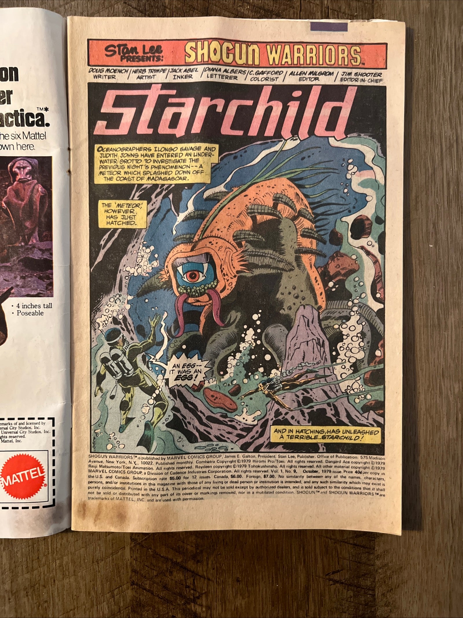 Shogun Warriors #9 (1979) Marvel Comics Group - Invincible Guardians of World Freedom