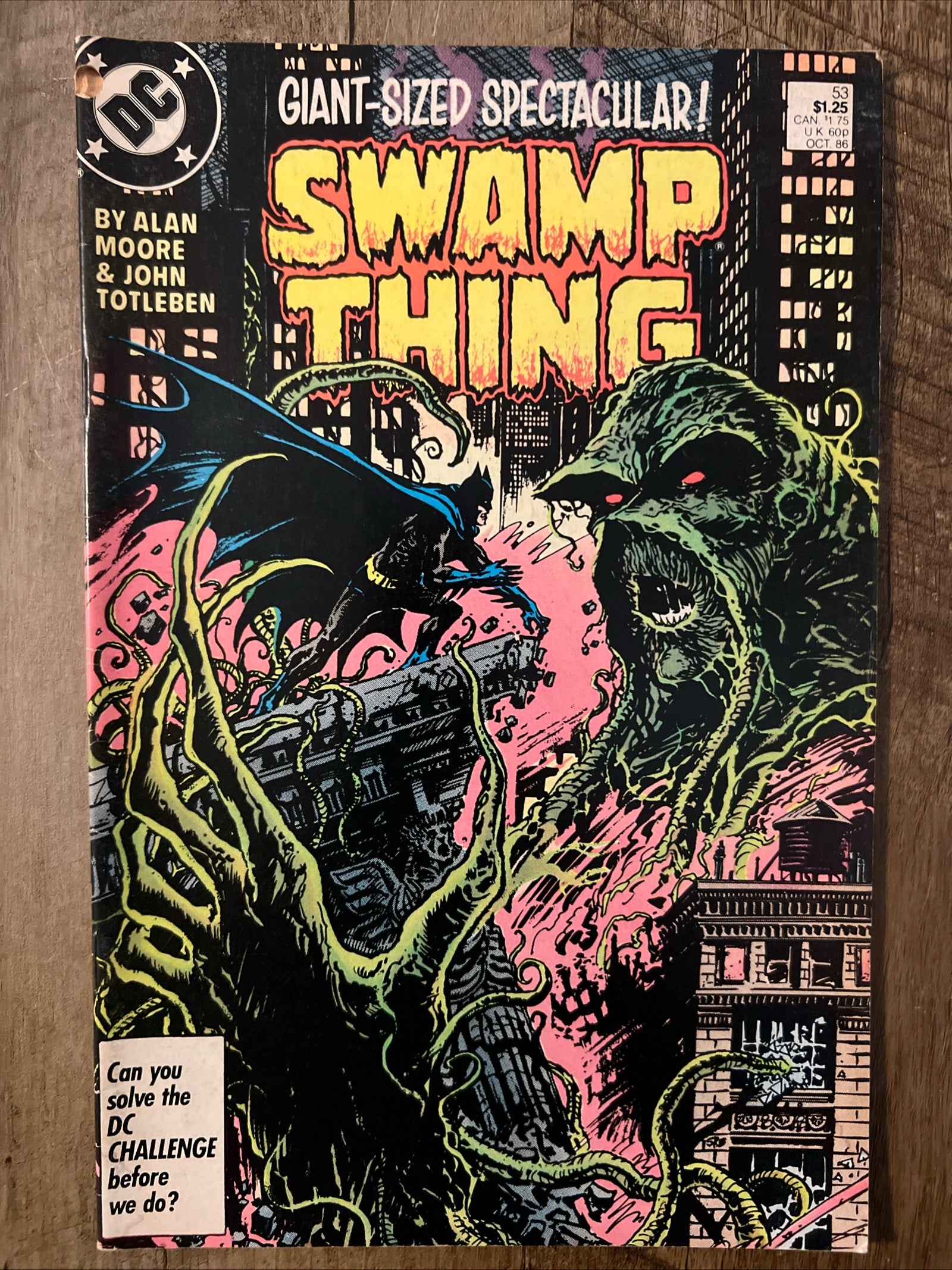 Swamp Thing #53 (1986) Giant Sized Spectacular - DC Comics Vertigo
