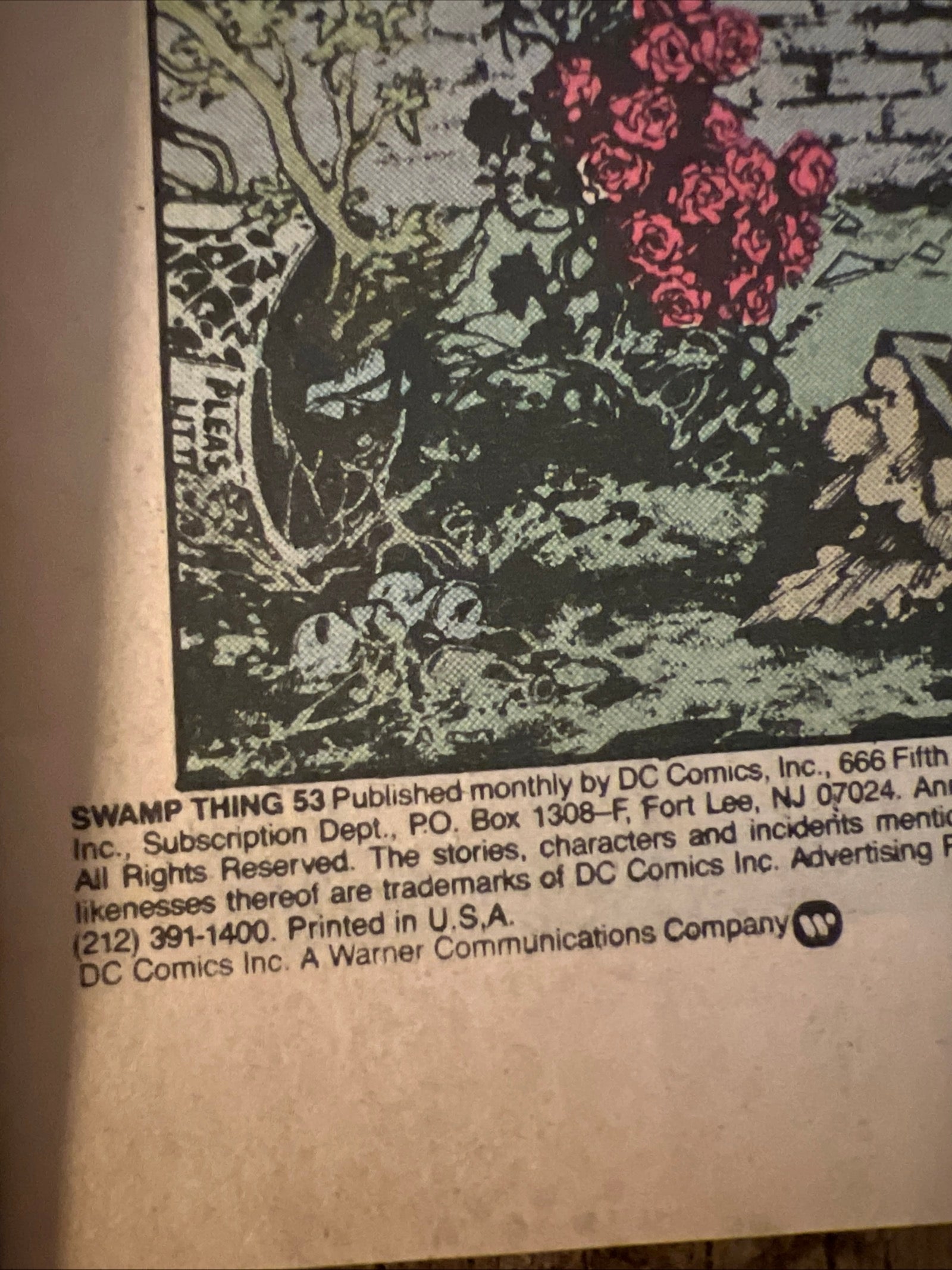 Swamp Thing #53 (1986) Giant Sized Spectacular - DC Comics Vertigo