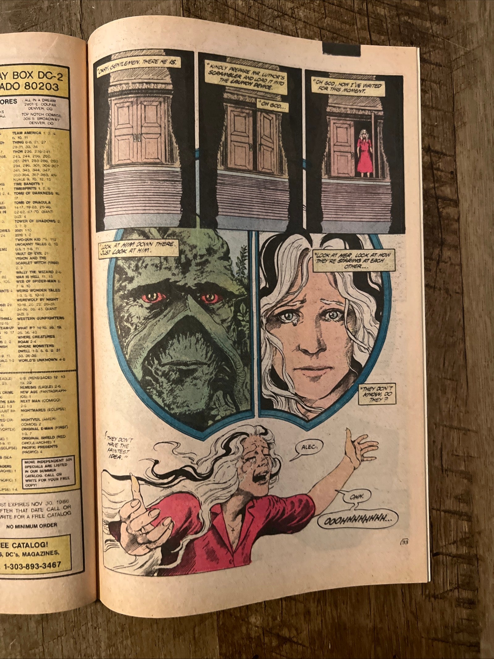Swamp Thing #53 (1986) Giant Sized Spectacular - DC Comics Vertigo