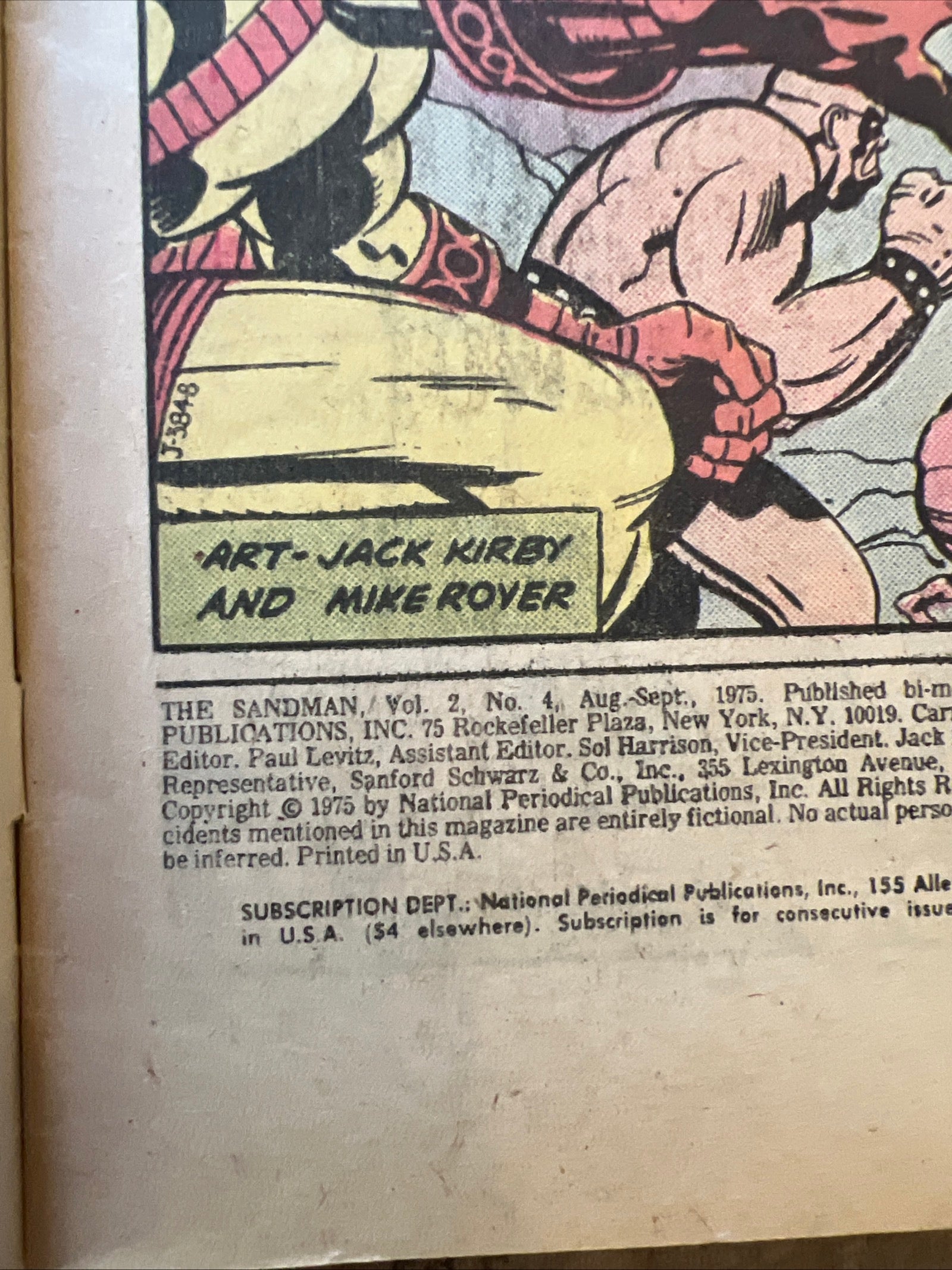 The Sandman #4 (1975) Master of Nightmares - DC Comics