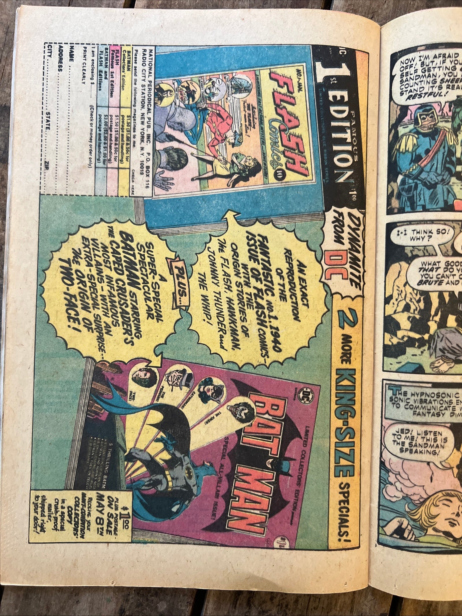 The Sandman #4 (1975) Master of Nightmares - DC Comics