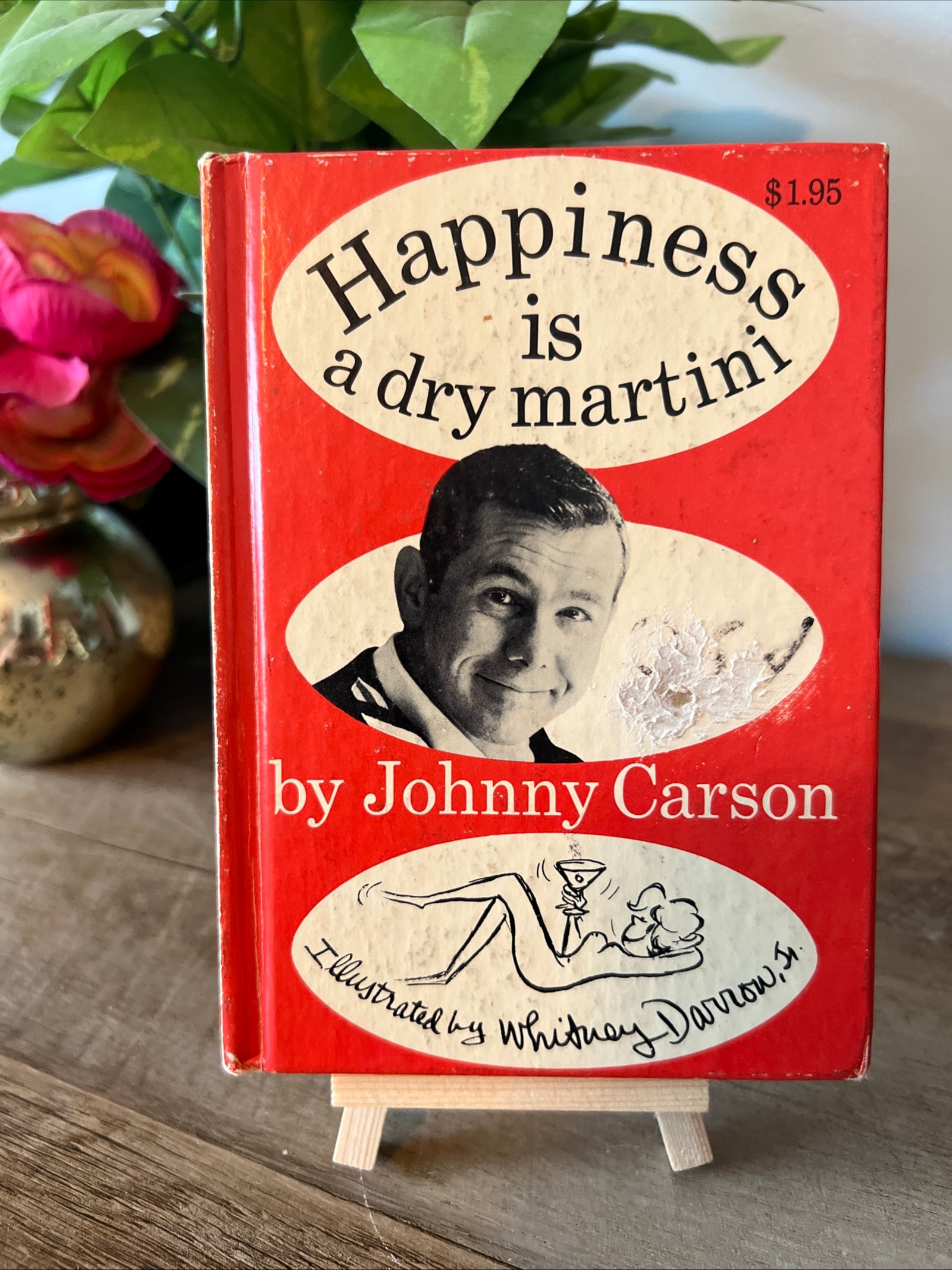 Happiness Is A Dry Martini by Johnny Carson (1965) Hardcover Book
