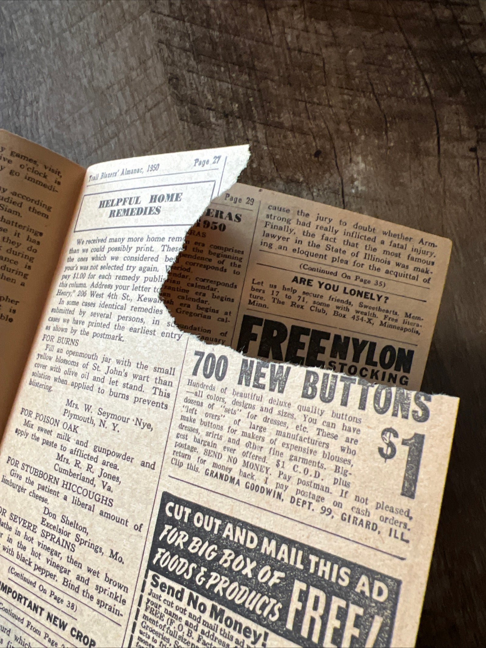 Trail Blazers Almanac and Pioneer Guide Book ( 1950 Paperback )