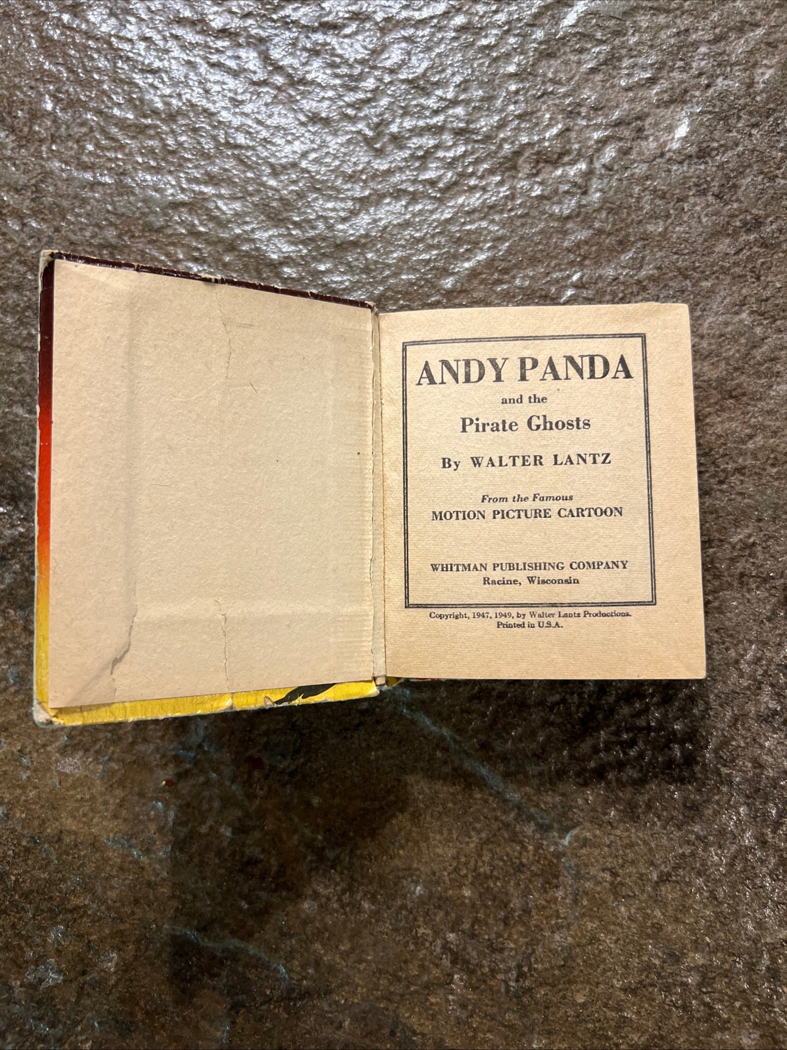 Andy Panda and the Pirate Ghosts ( 1949 ) Pocket Book #1459 Better Little Book