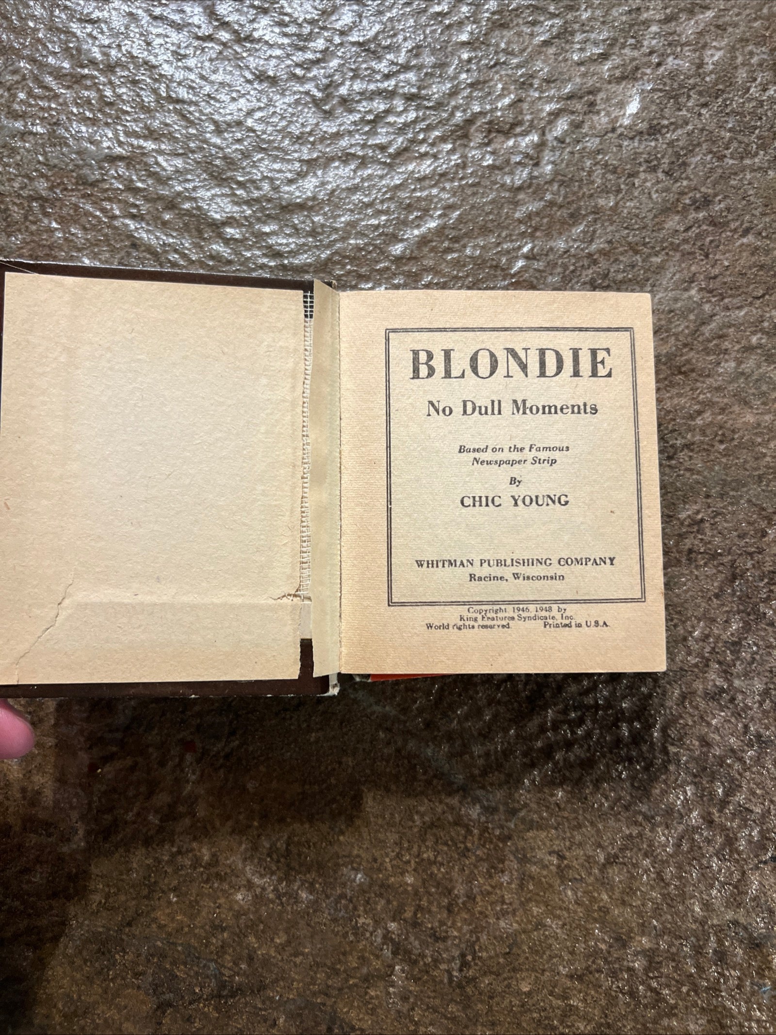 Blondie No Dull Moments ( 1948 ) Pocket Book #1450 Better Little Book