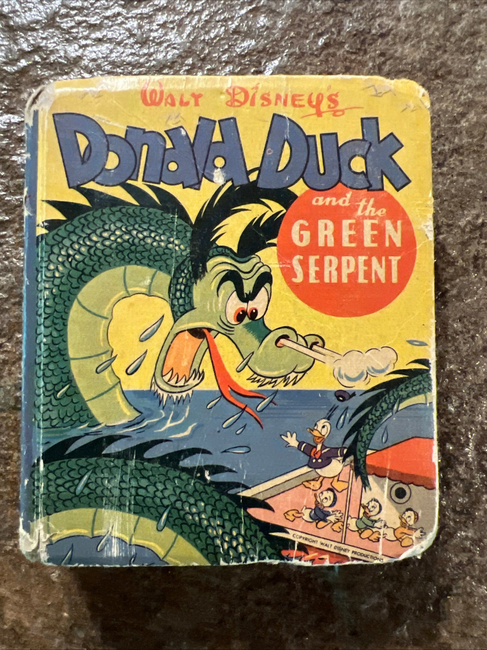 Donald Duck and The Green Serpent ( 1947 ) Pocket Book #1432 Better Little Book