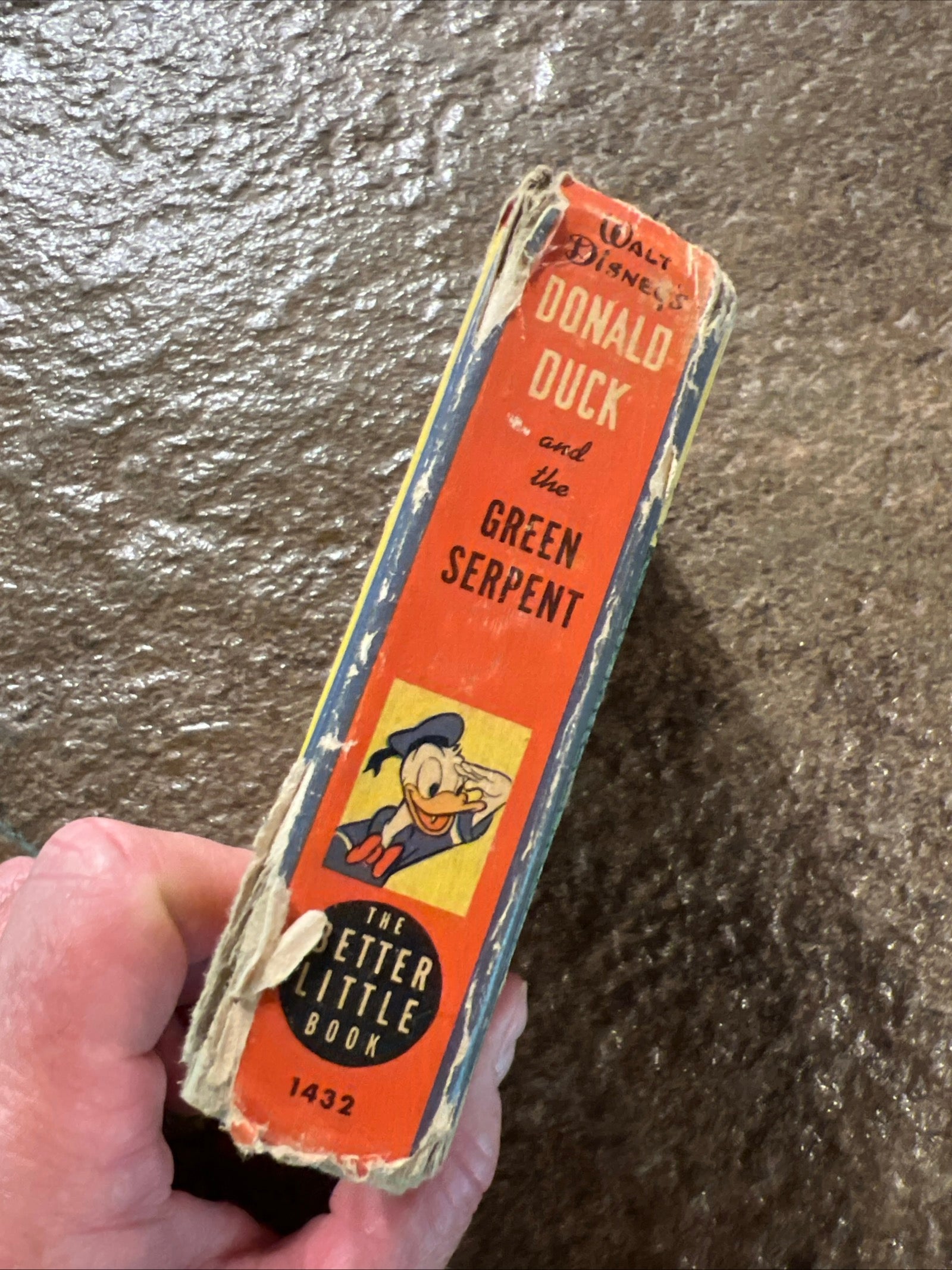 Donald Duck and The Green Serpent ( 1947 ) Pocket Book #1432 Better Little Book