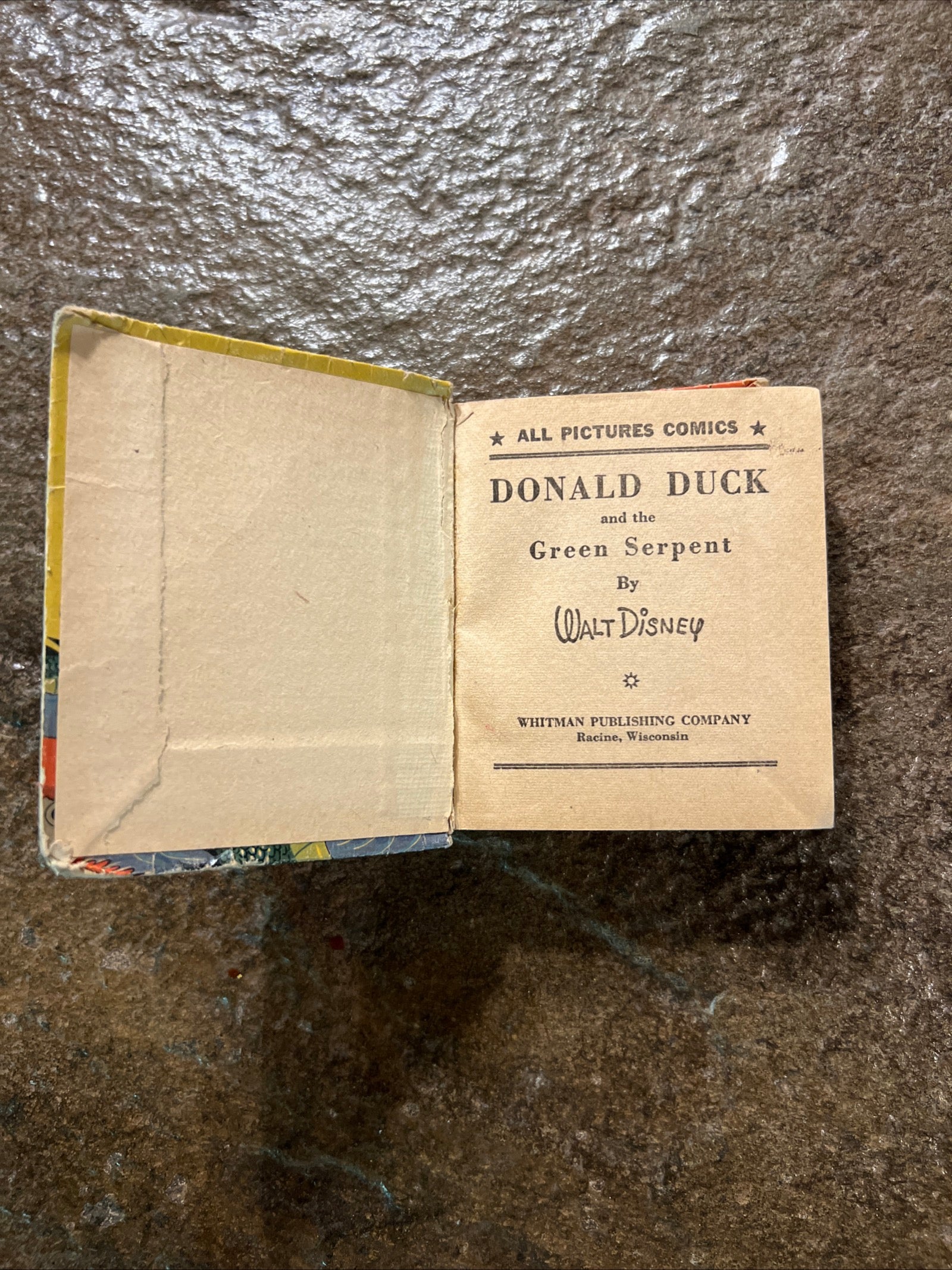 Donald Duck and The Green Serpent ( 1947 ) Pocket Book #1432 Better Little Book