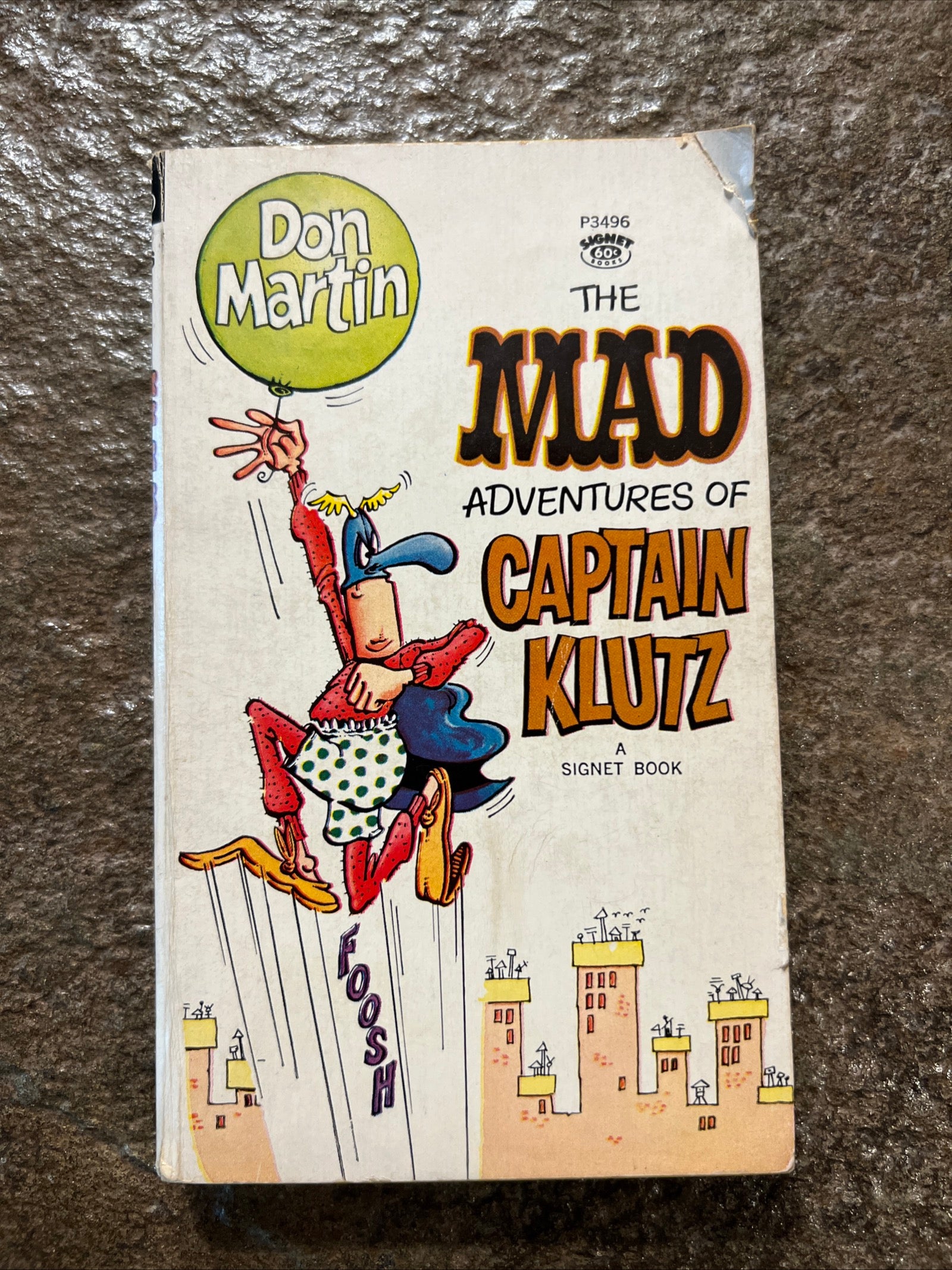 MAD MAGAZINE - The MAD Adventures Of Captain Klutz Paperback Book (1967 Signet )