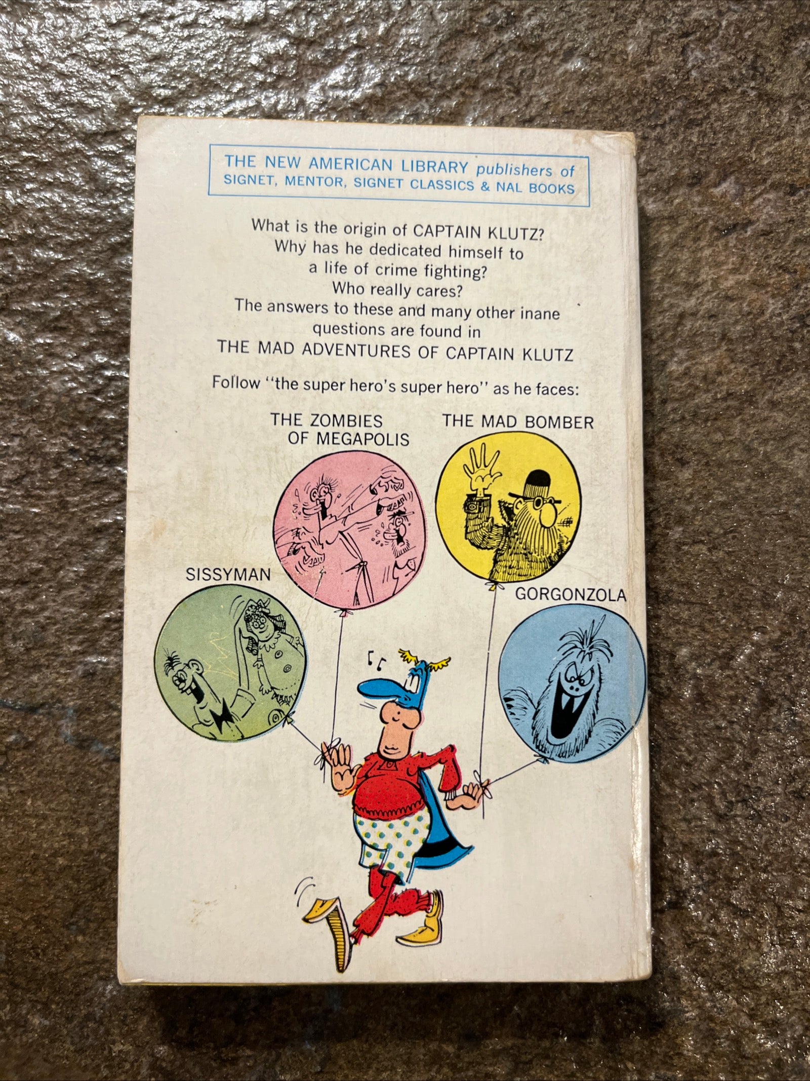 MAD MAGAZINE - The MAD Adventures Of Captain Klutz Paperback Book (1967 Signet )