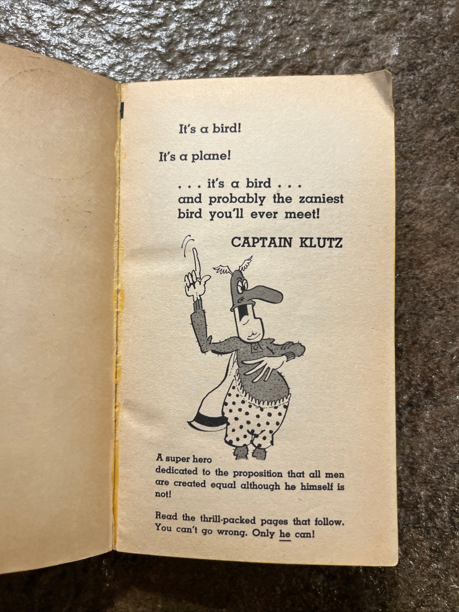 MAD MAGAZINE - The MAD Adventures Of Captain Klutz Paperback Book (1967 Signet )
