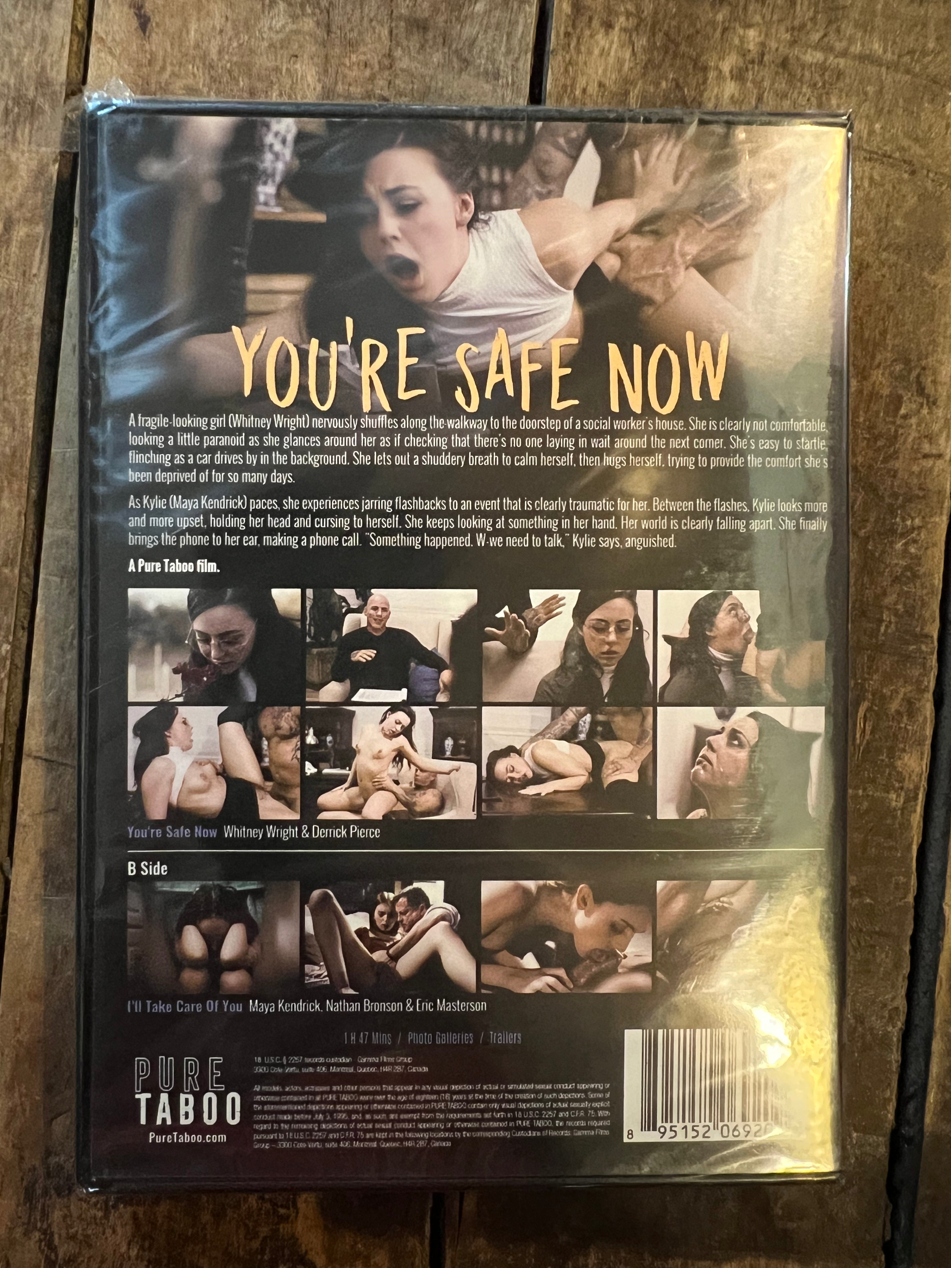 You're Safe Now - DVD 2020 - Pure Taboo