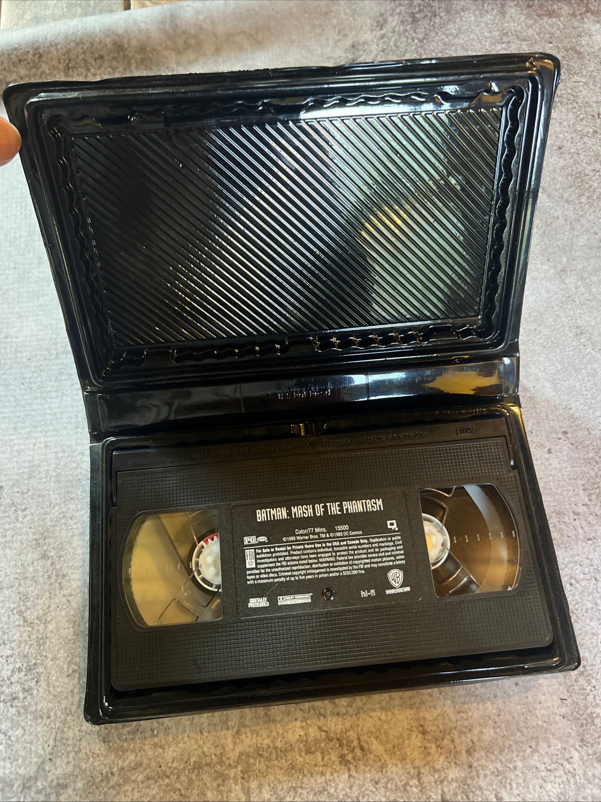 BATMAN : Mask Of The Phantasm ( VHS Clamshell 1993 ) Family / Action [PG]