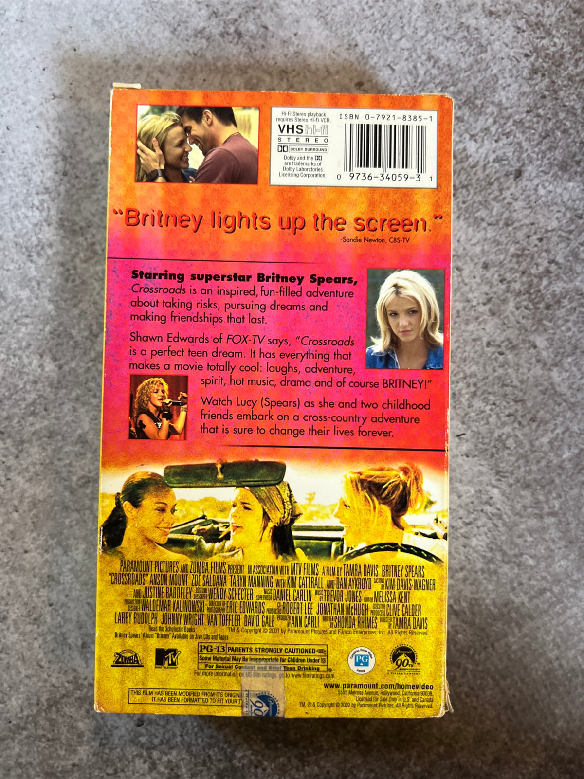 CROSSROADS (VHS 2002) Comedy / Romance [PG-13] Starring Britney Spears