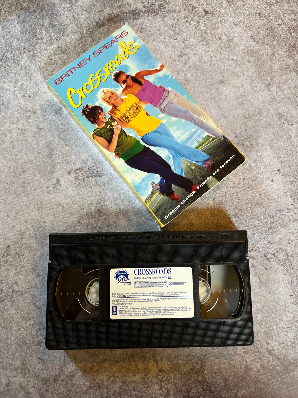 CROSSROADS (VHS 2002) Comedy / Romance [PG-13] Starring Britney Spears