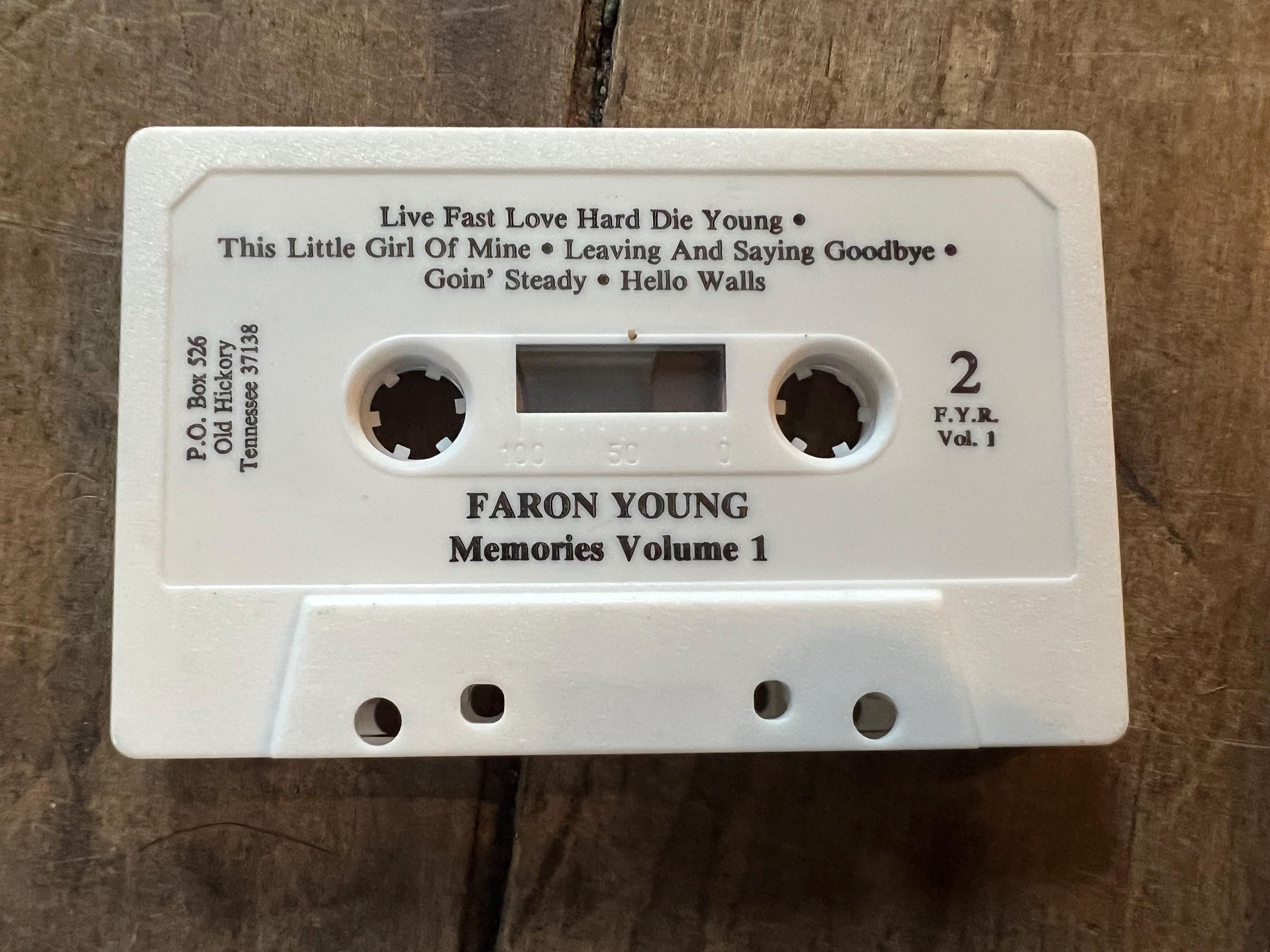 Faron Young "Memories Vol. 1" Cassette Tape - Vintage Country Music