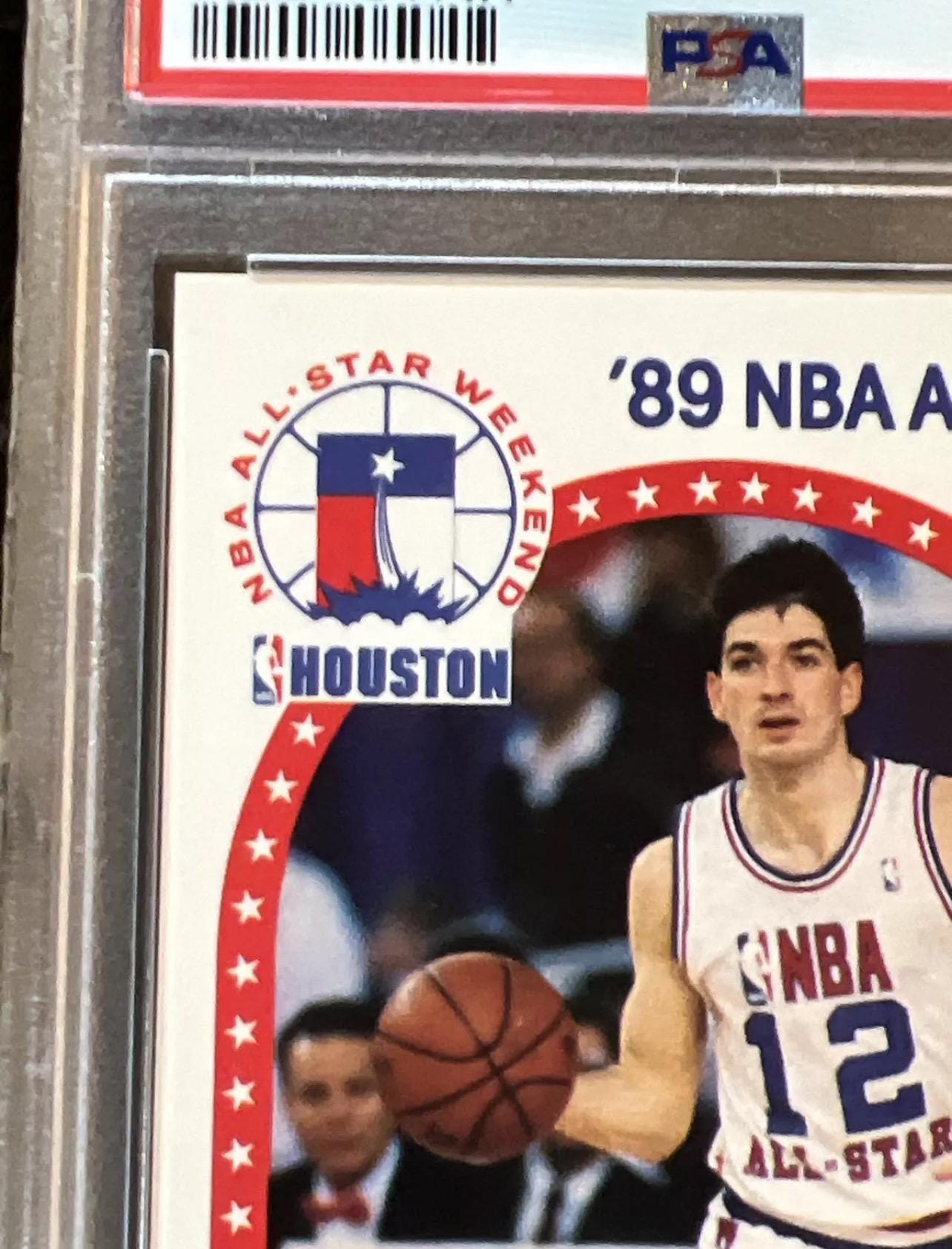1989 NBA Hoops John Stockton All-Star Card - PSA 6 Graded
