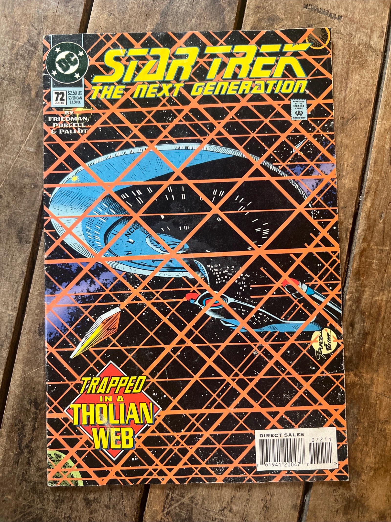 Star Trek: The Next Generation #72 Direct Edition (1995) DC Comics