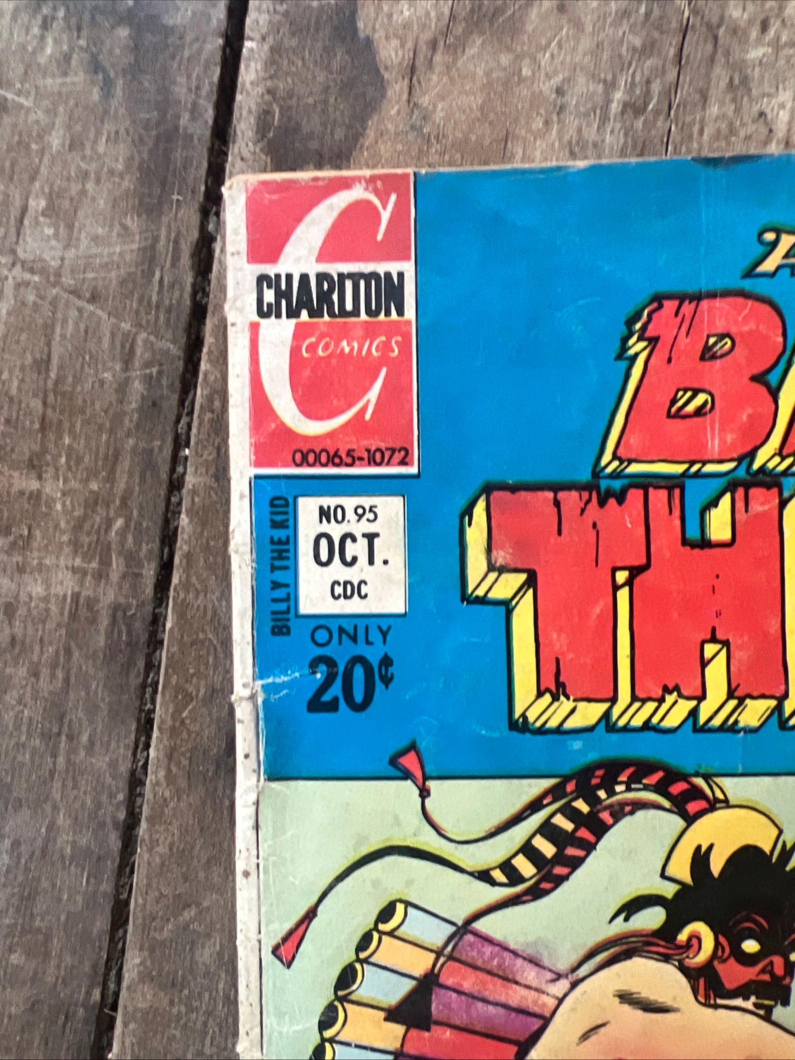 Billy the Kid #95 (1972) Charlton Comic Book - Vintage Cowboy Collectibles