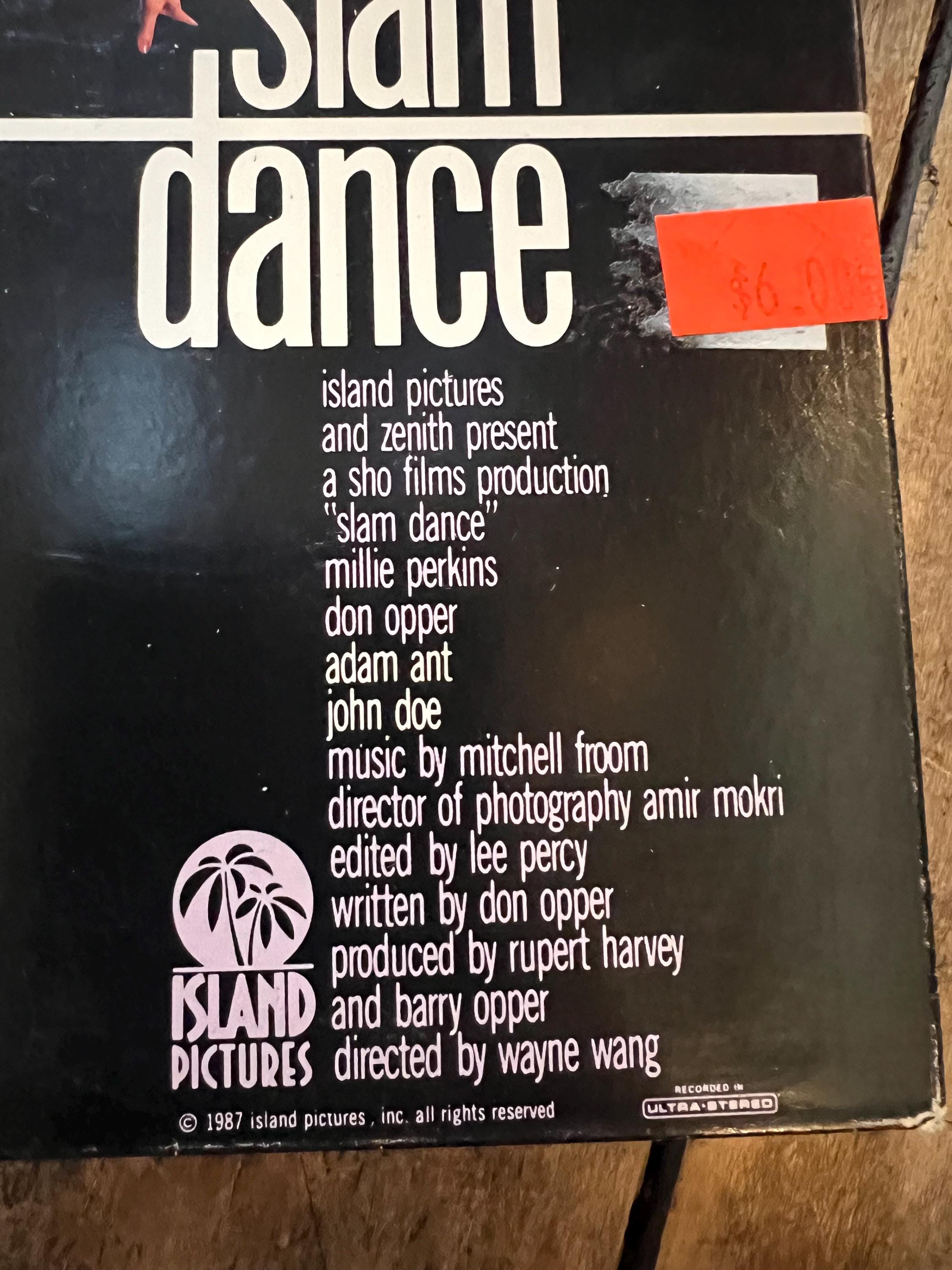 Slam Dance ( VHS 1987) Starring - Virginia Madsen & Mary Elizabeth Mastrantonio