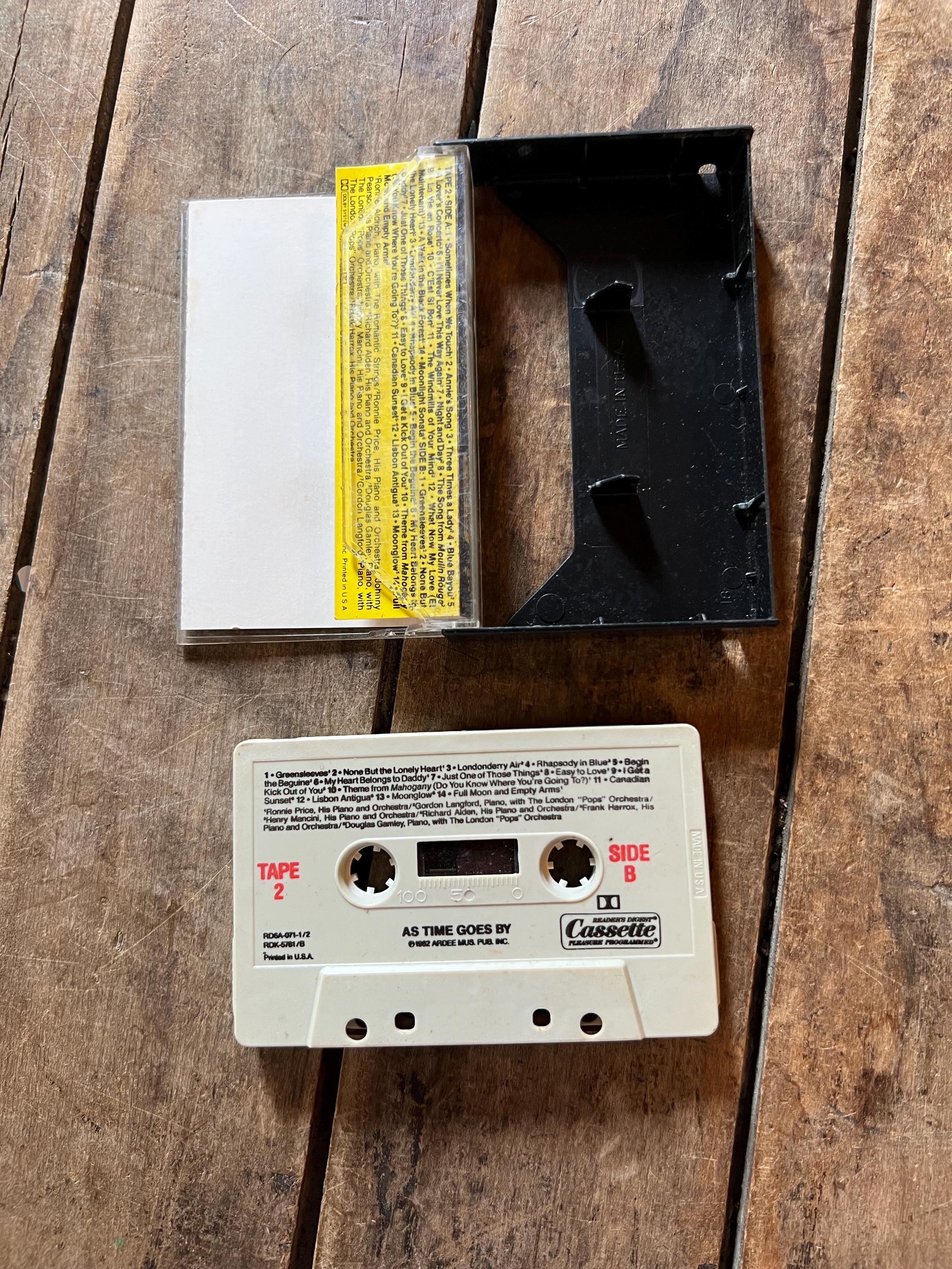 Readers Digest "As Time Goes By" Cassette Tape: Retro Easy Listening Romance