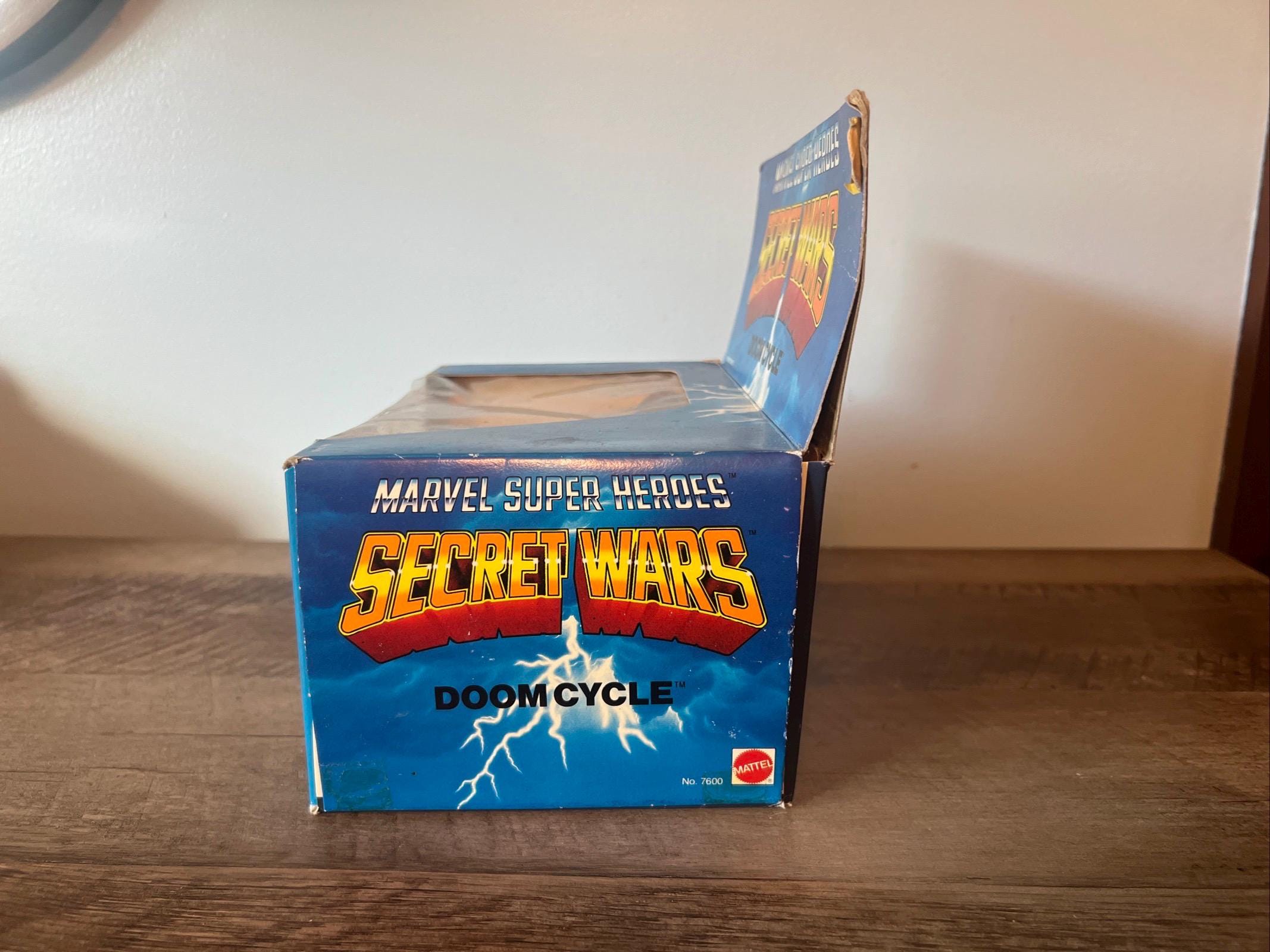Vintage 1984 Mattel - Marvel Super Heroes Secret Wars - DOOM CYCLE & Original Box with Instructions