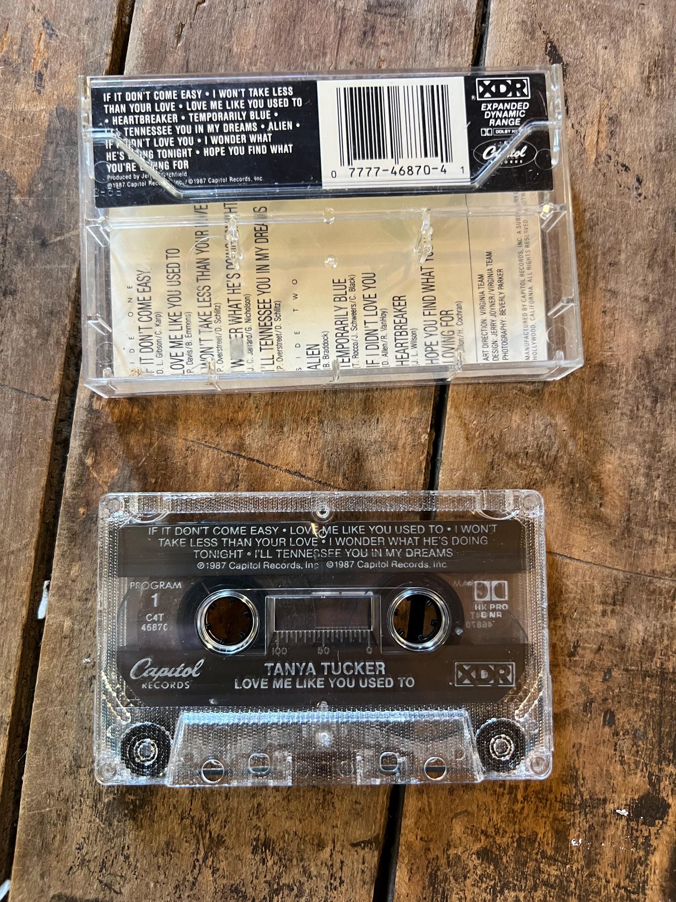 1987 Tanya Tucker “Love Me Like You Used To” Cassette Tape - Capitol Records