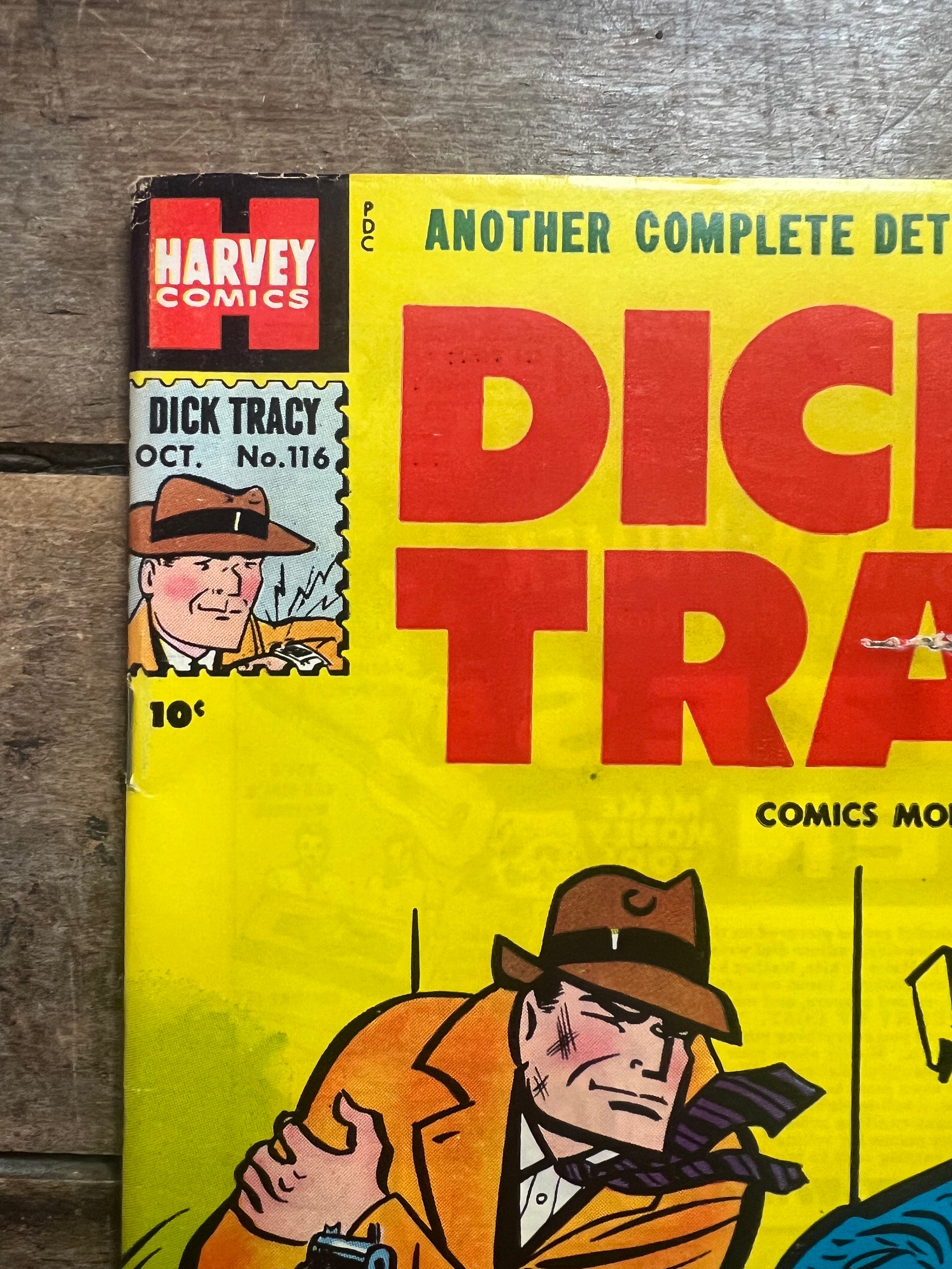 1957 Dick Tracy No. 116 - Harvey Comics Monthly - 10 Cent Silver Age Comic Book