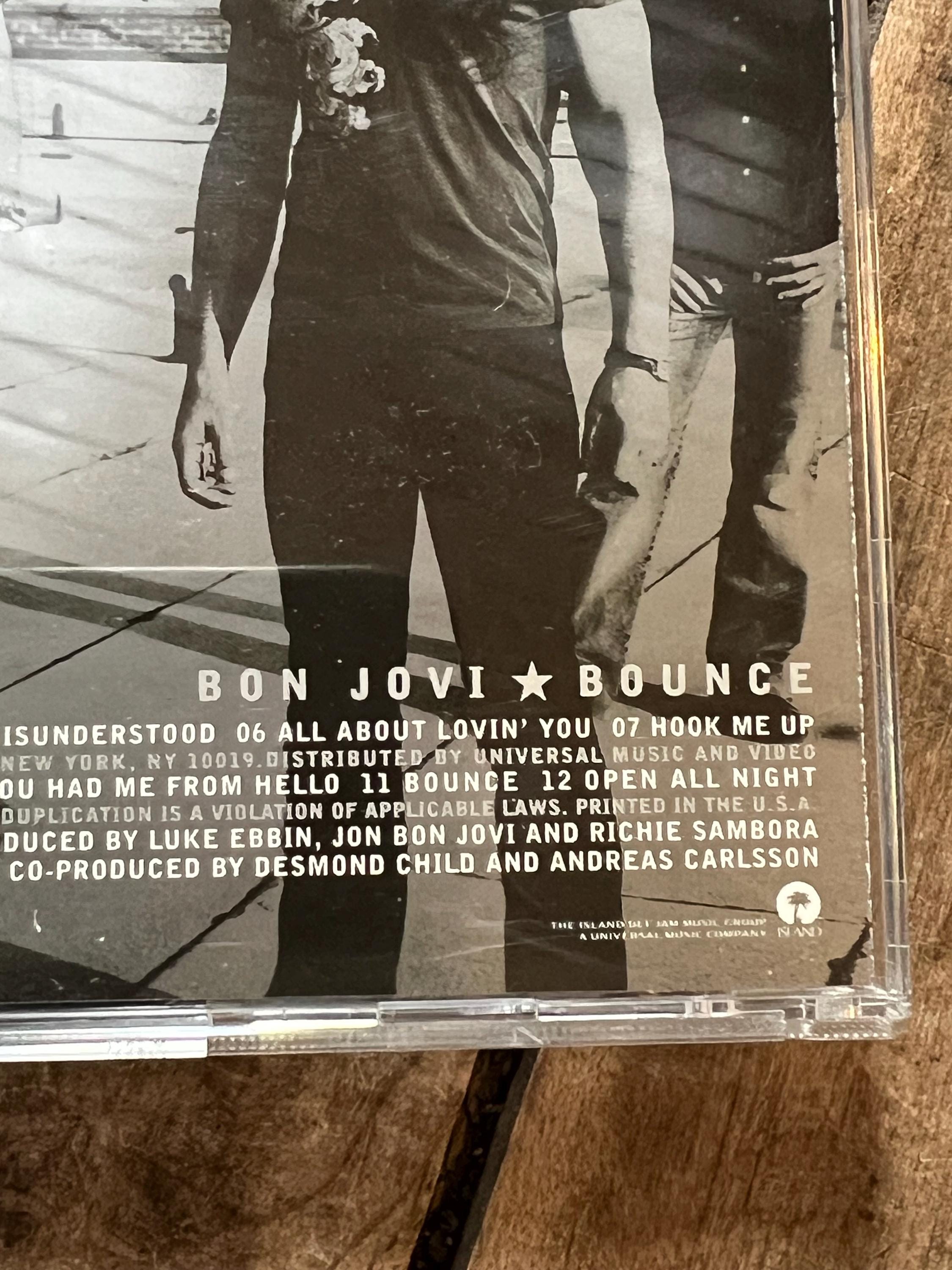 Bon Jovi “Bounce” CD - 2002 Island Records - Retro  Compact Disc Music
