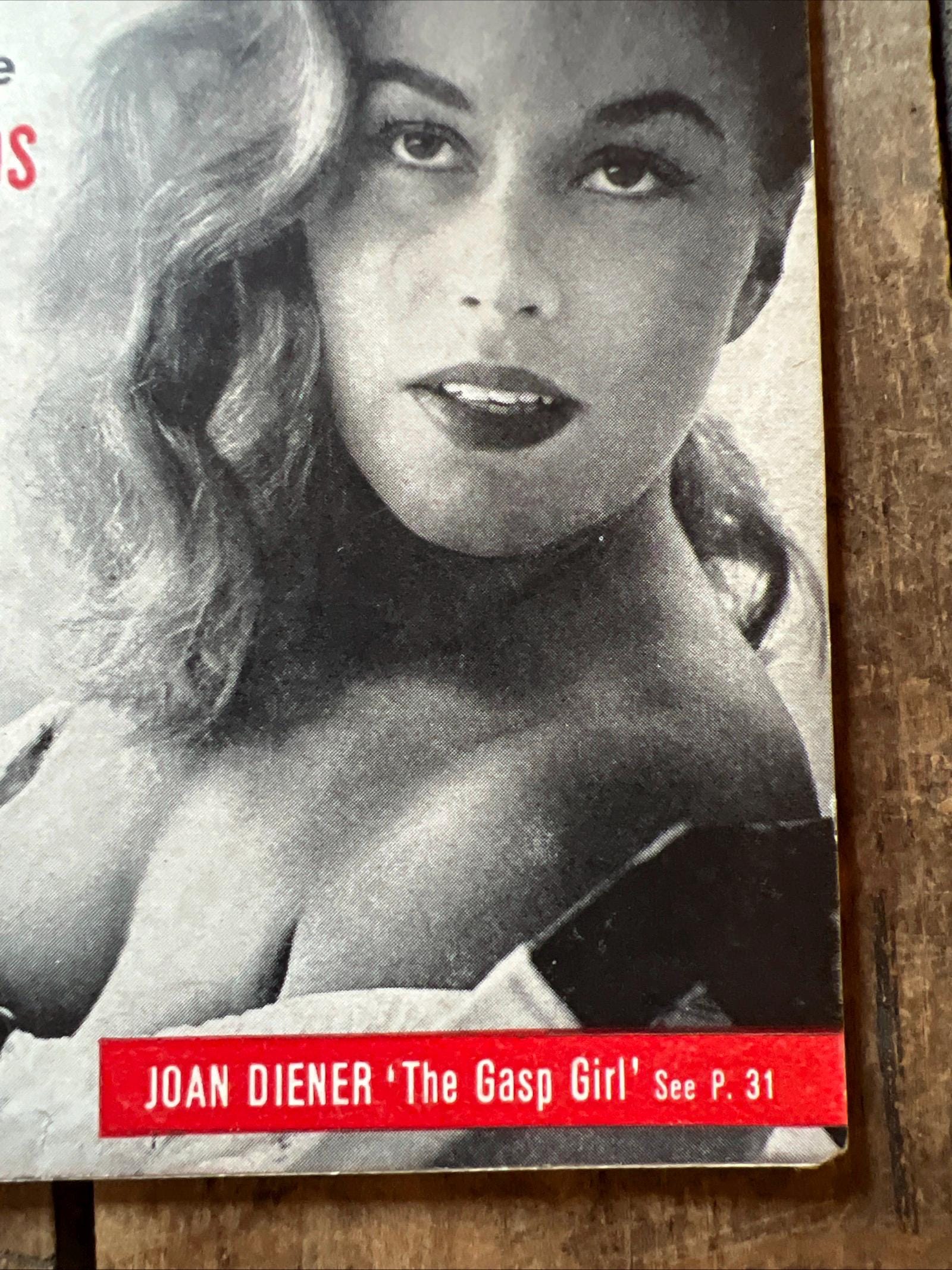 Vintage 1953 People Magazine: Joan Diener "Gasp Girl" Cover, Pocket Size