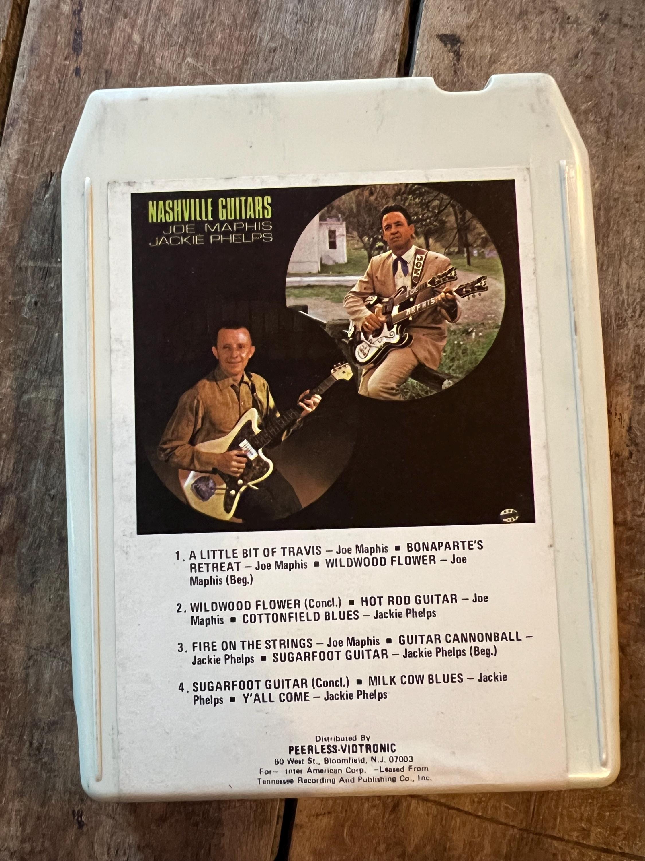 1970 Nashville Guitars Joe Maphis & Jackie Phelps - Nashville Records 8-Track Tape