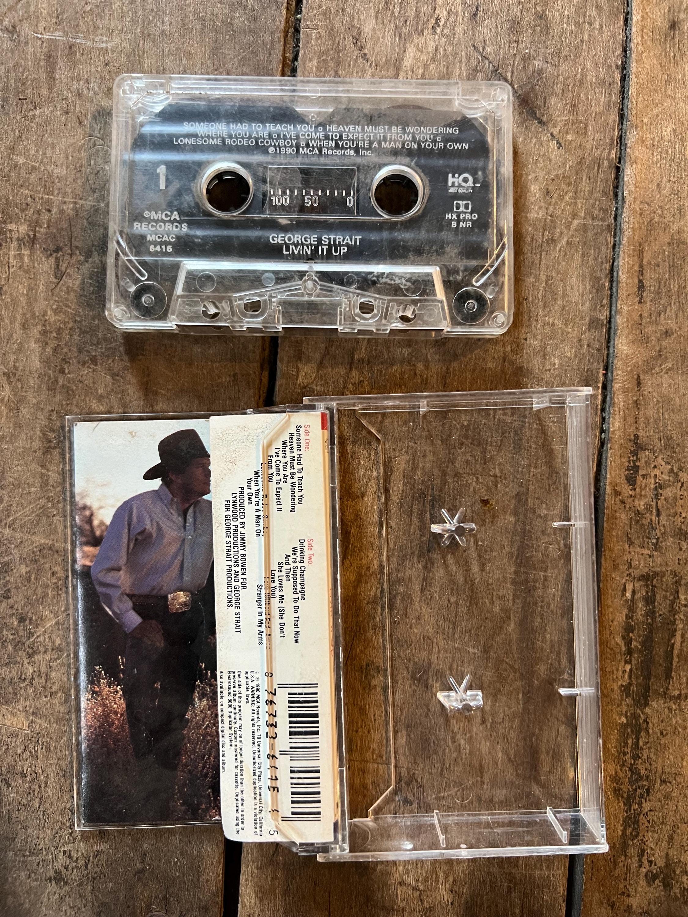 George Strait Livin' It Up Cassette Tape - 1990 MCA Records