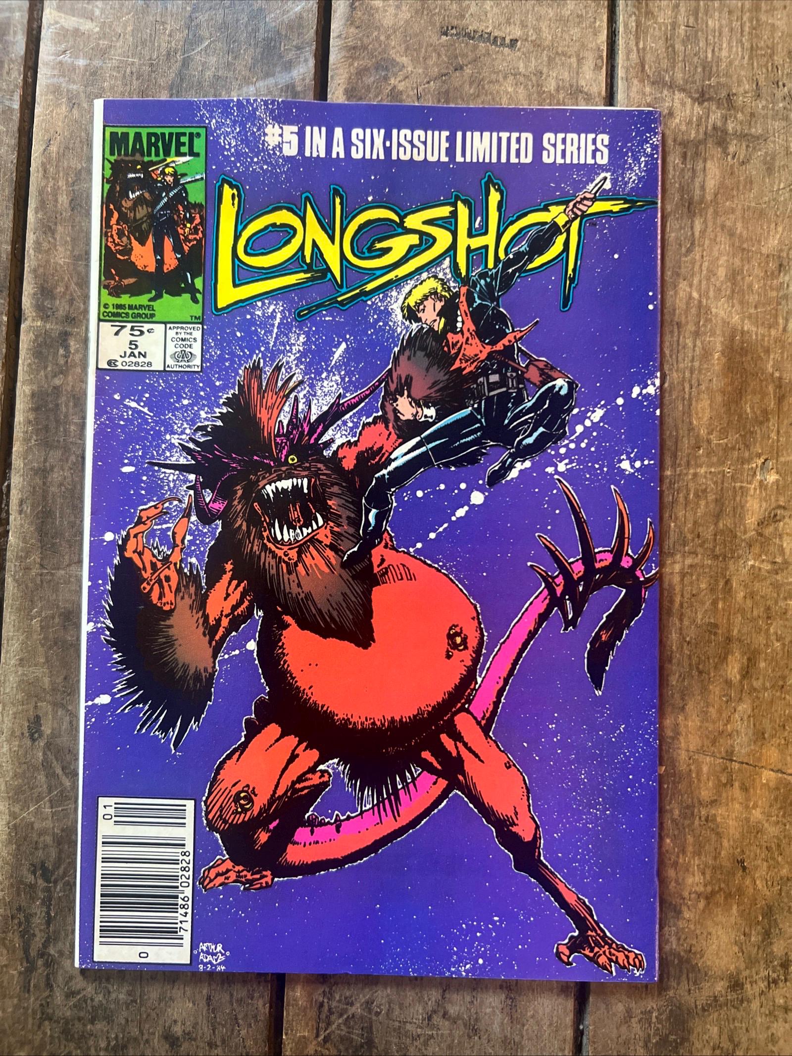 Longshot #5 (1986) Marvel Comic Book - #5 in a Six Issue Limited Series