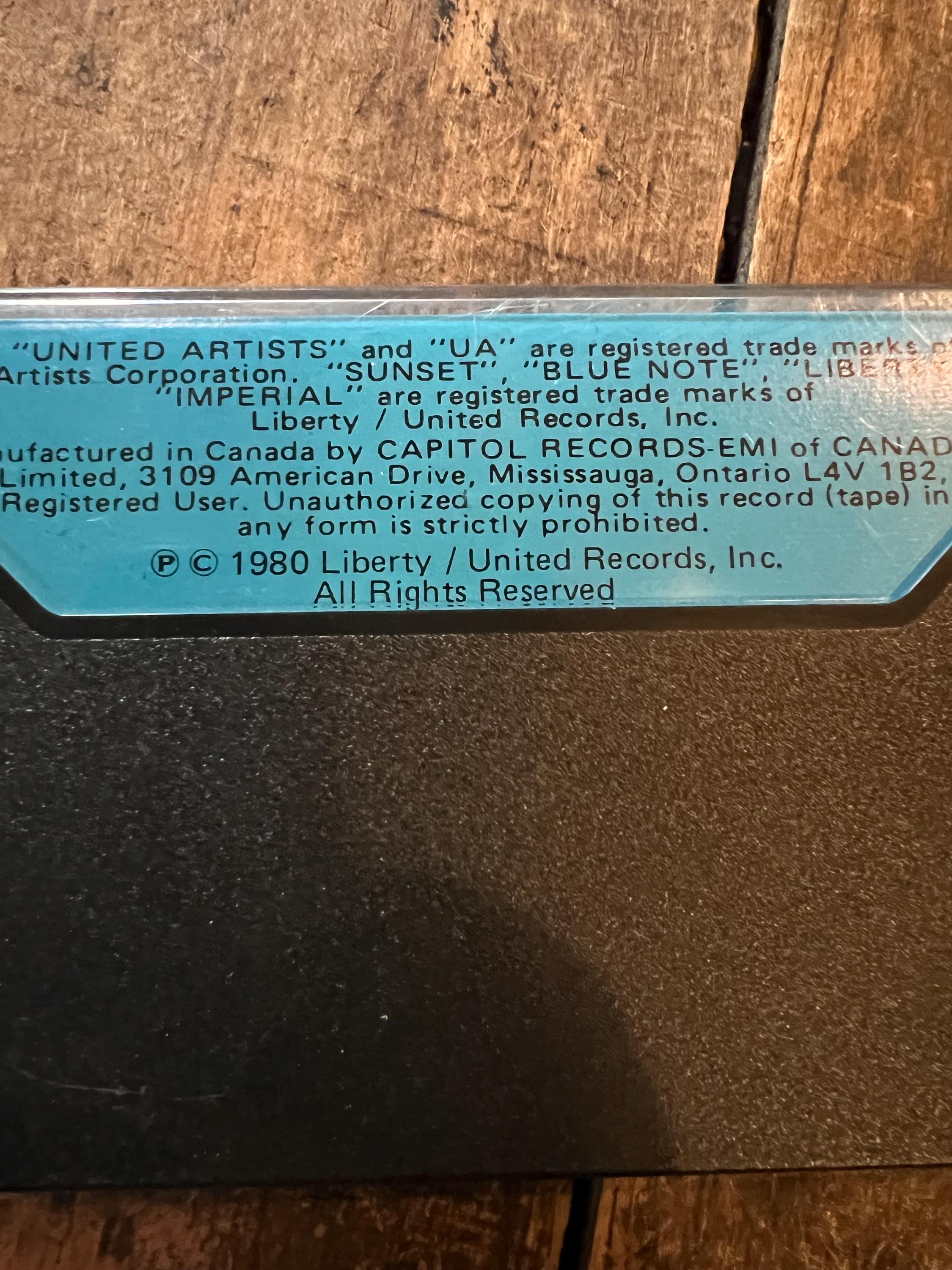 1980 Kenny Rogers  “Gideon” Cassette Tape - United Artists Records - Country