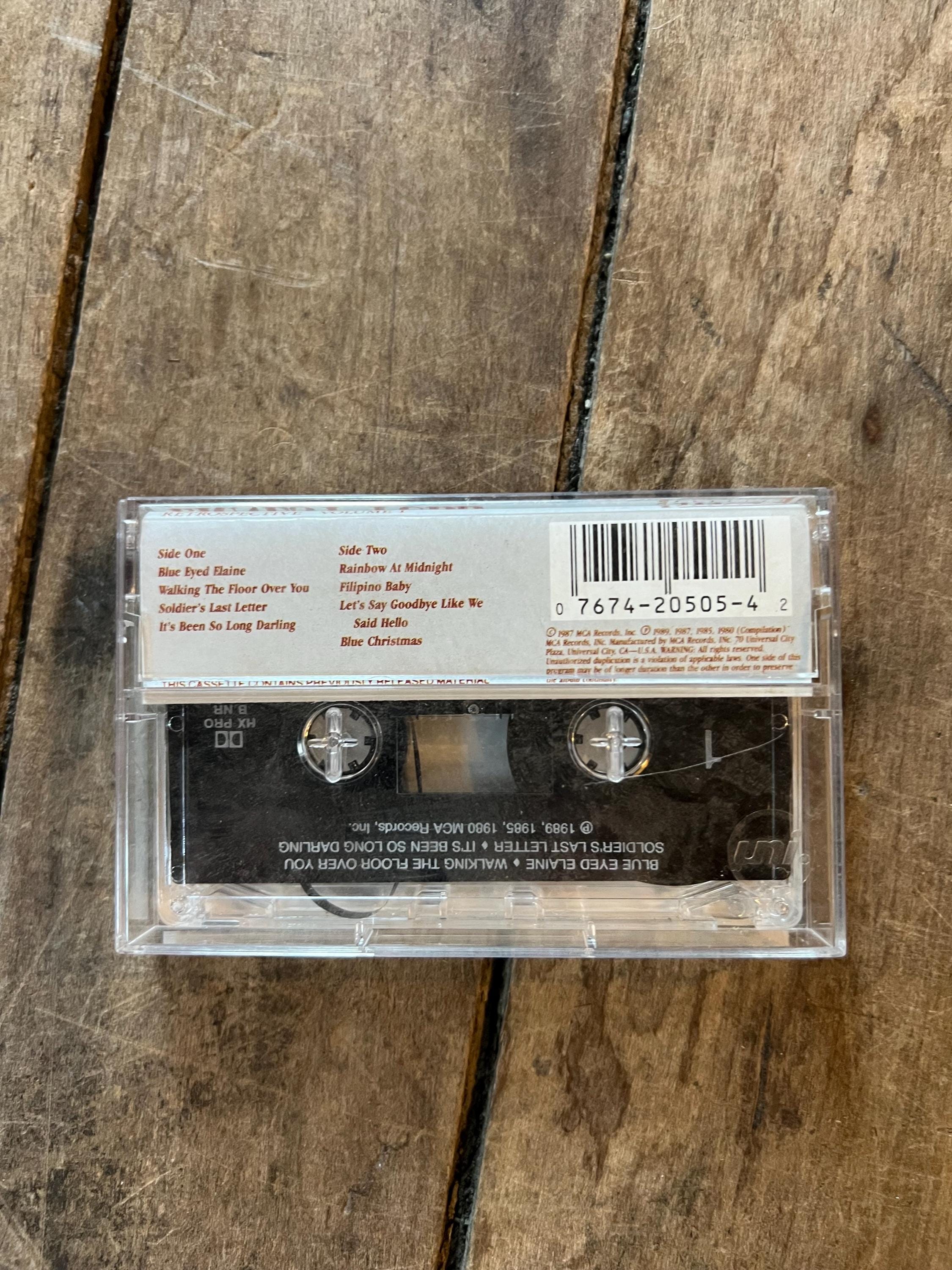 Ernest Tubb Retrospective Vol. 1 Cassette Tape - 1987 MCA Country Music
