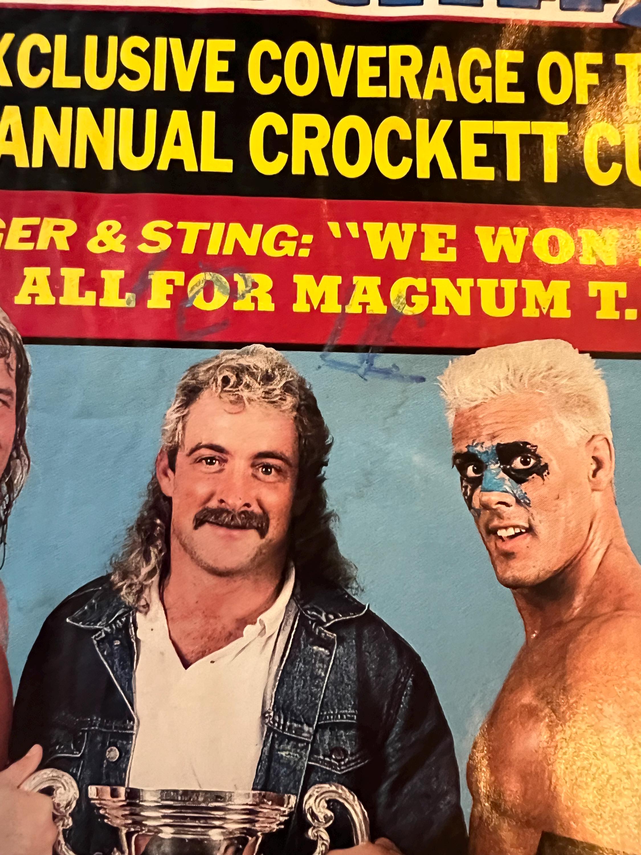 Sports Review Wrestling Magazine  - August 1988 - WWF WWE - Ultimate Warrior