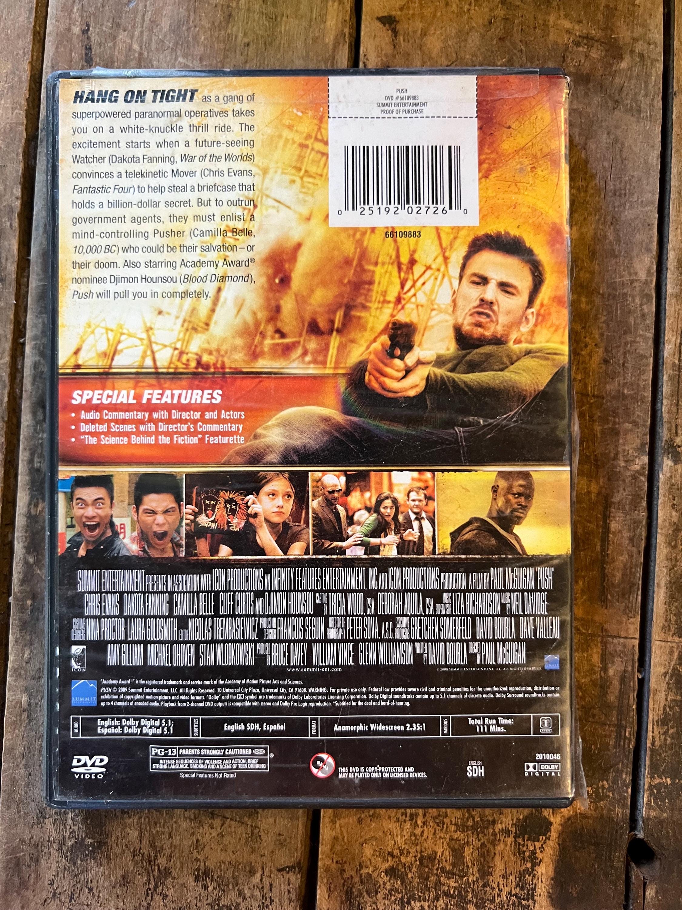 PUSH ( DVD  )  SCI-fi / Thriller Starring - Dakota Fanning & Chris Evans