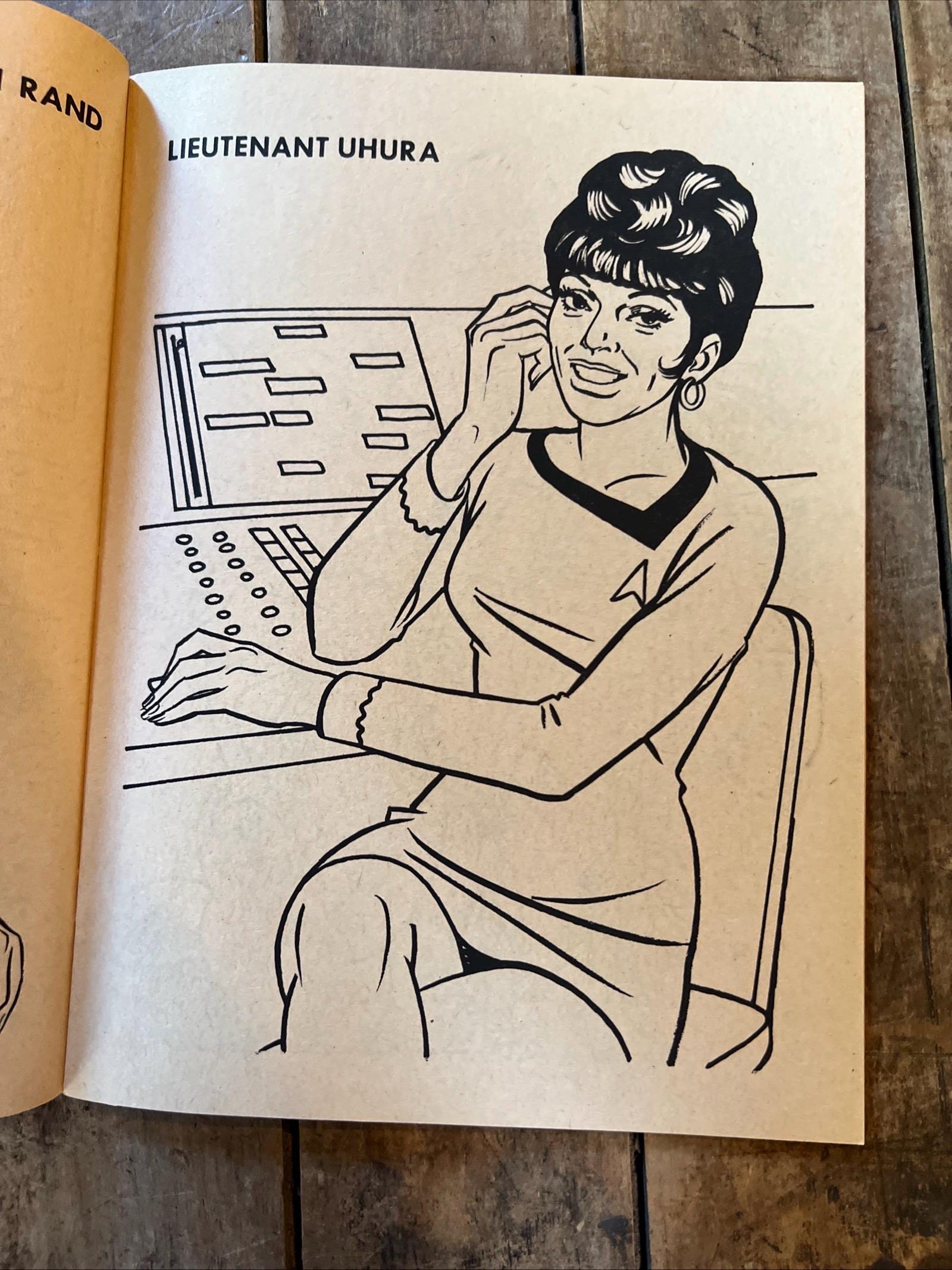 1979 Marrigold Press - STAR TREK - Color And Activity Book No. 1308 Futuristic Fun